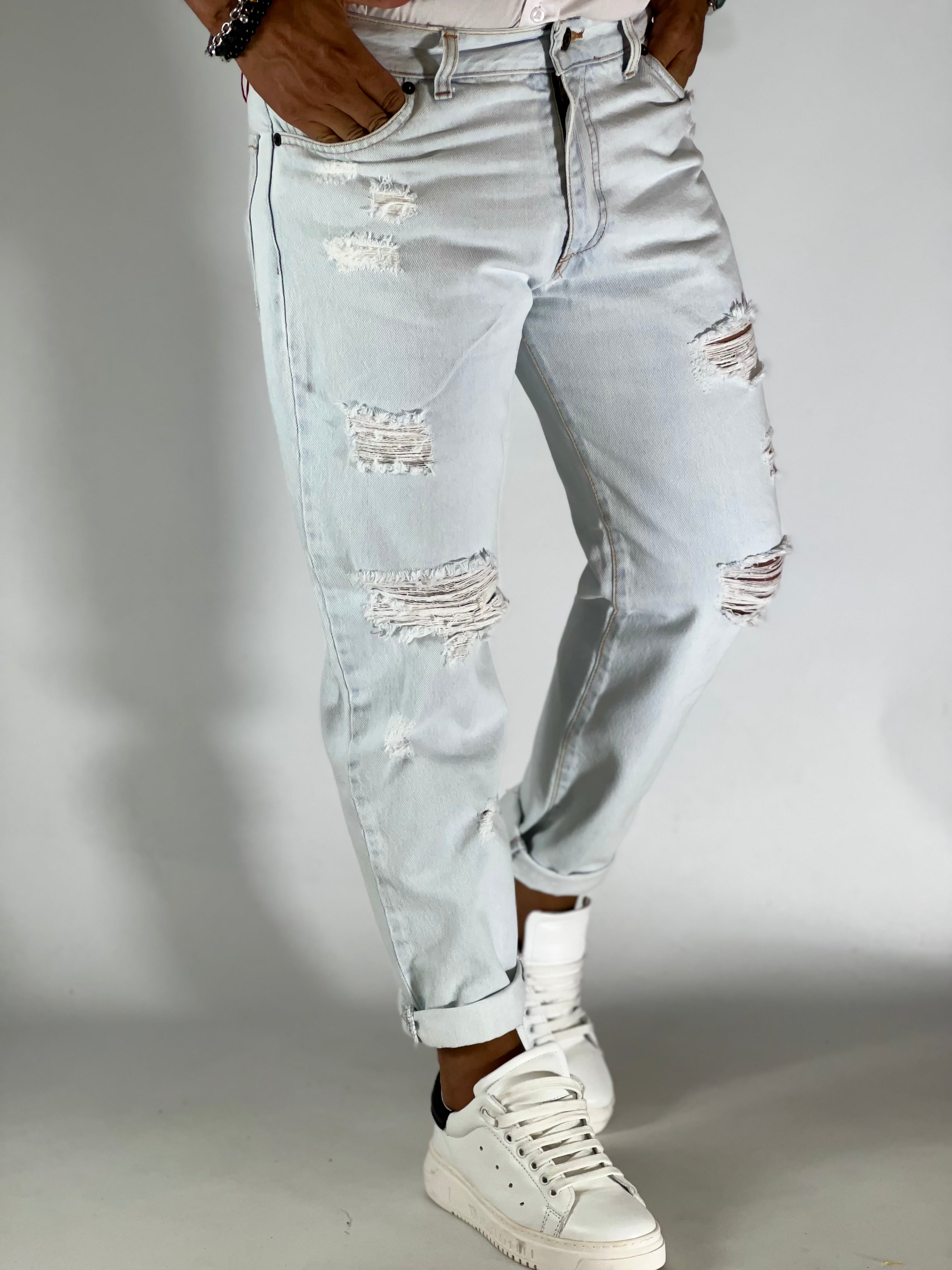 Jeans loose fit marmo 70MR1