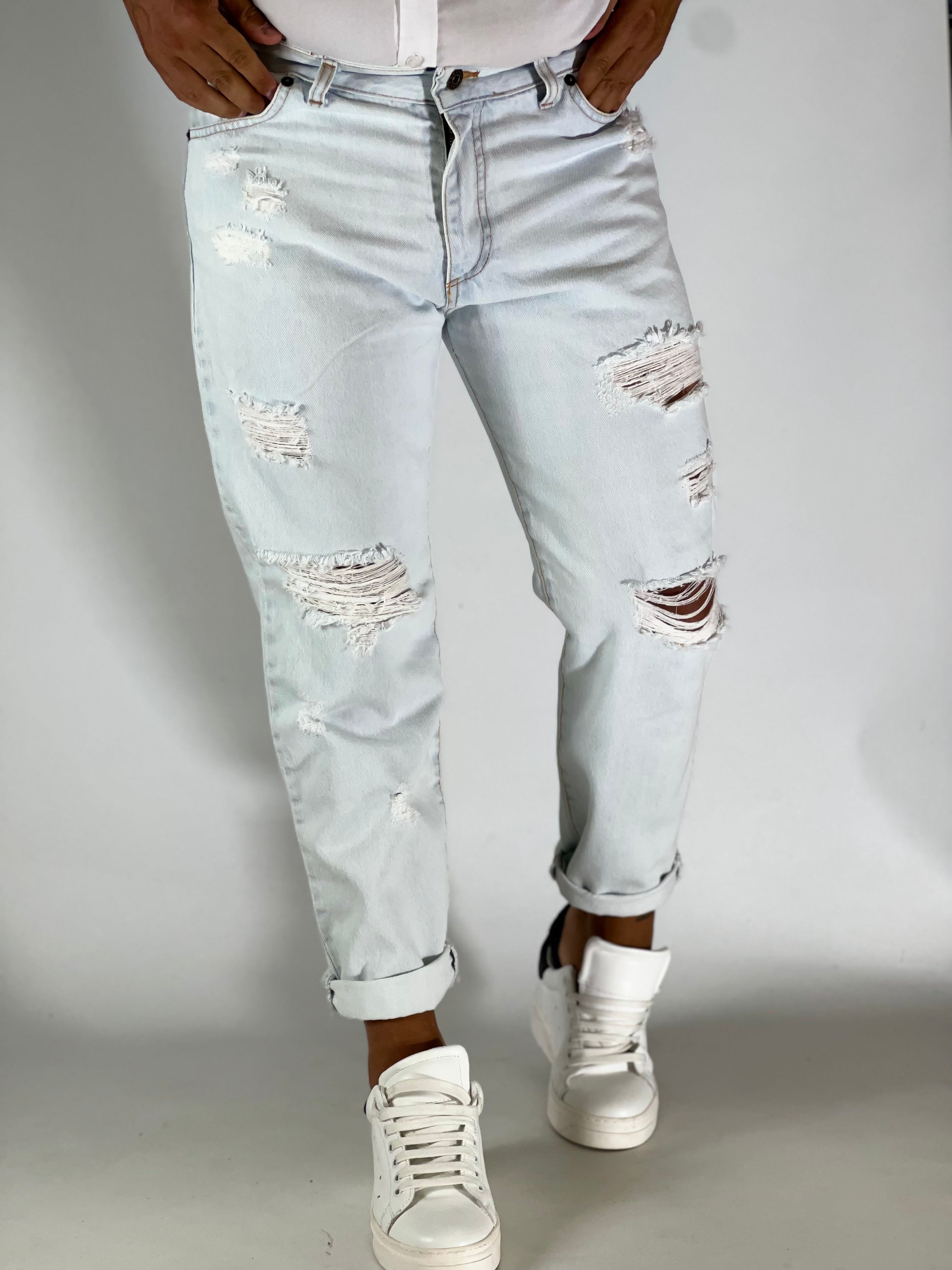 Jeans loose fit marmo 70MR1