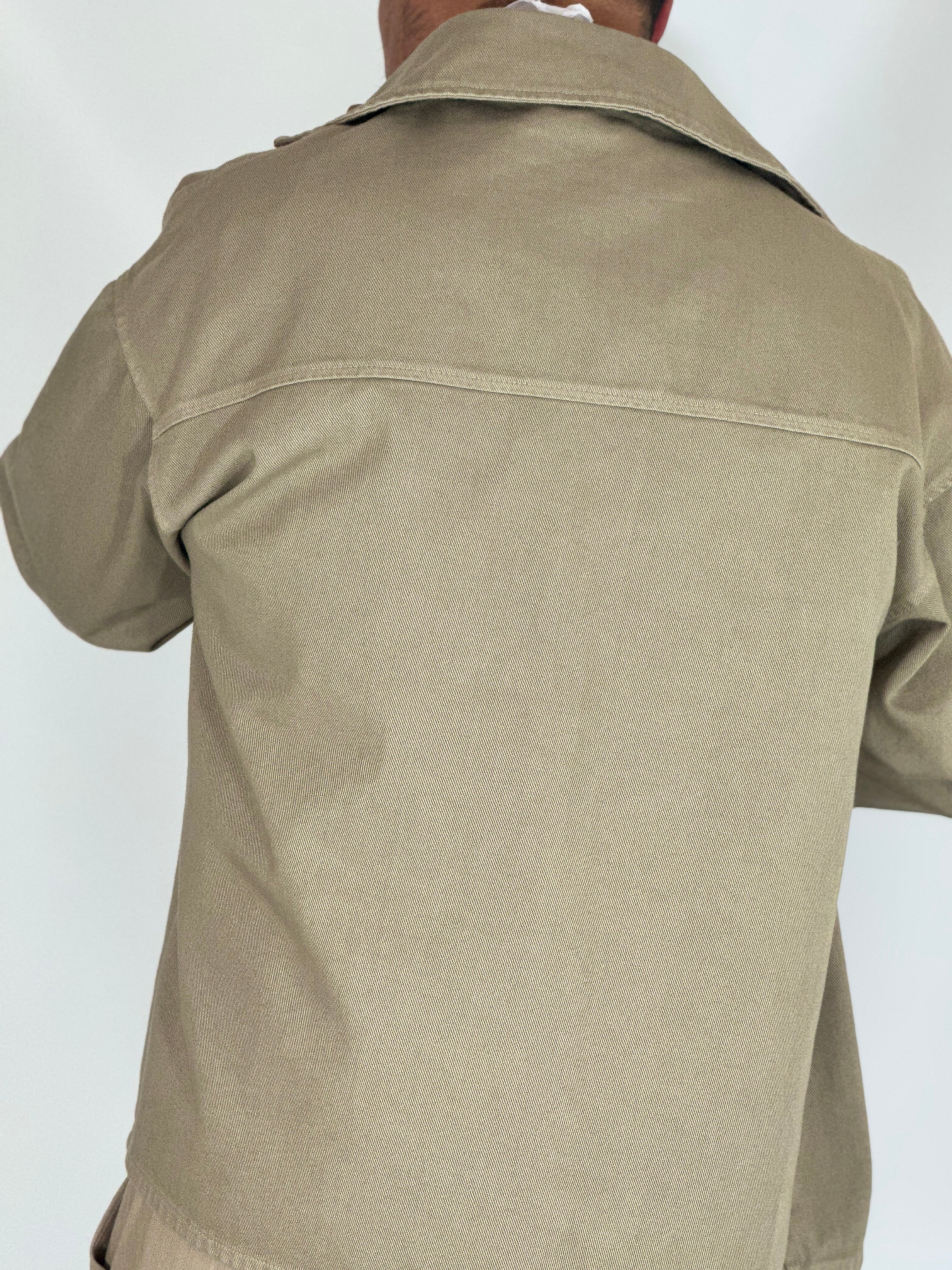 Camicione over beige MANHATTAN