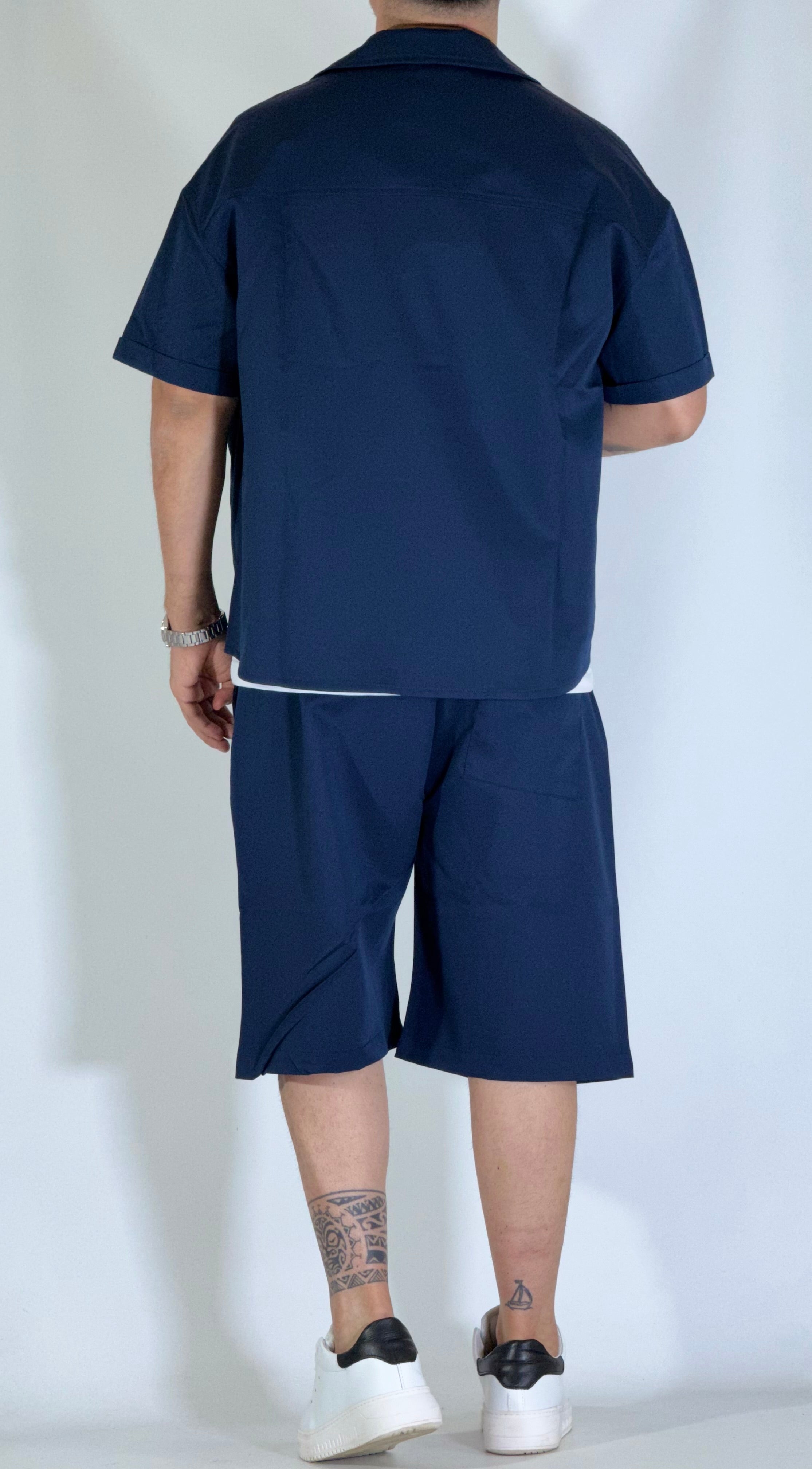 Coordinato sommelier blu GPE552