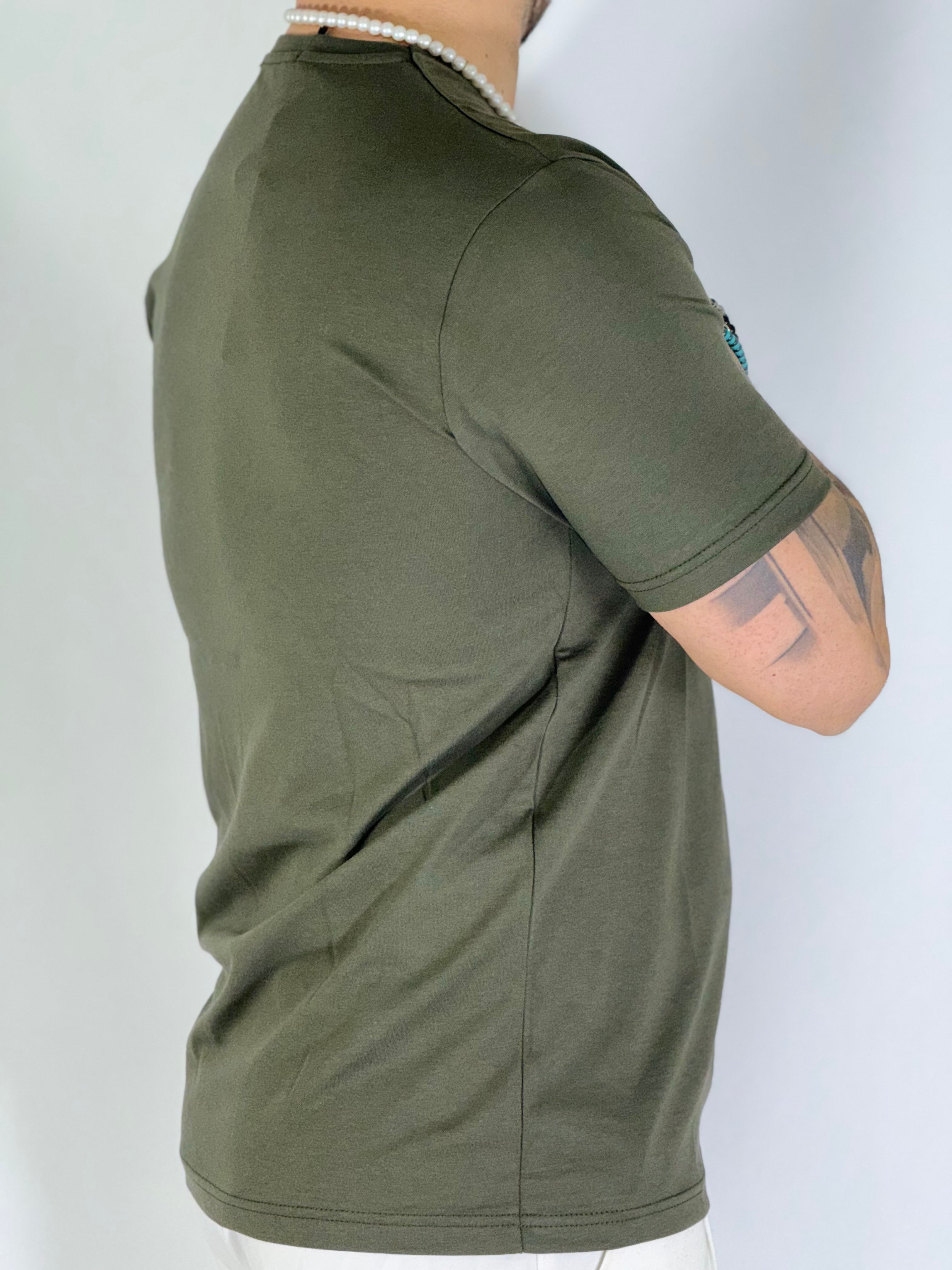 T-Shirt basic militare M19221