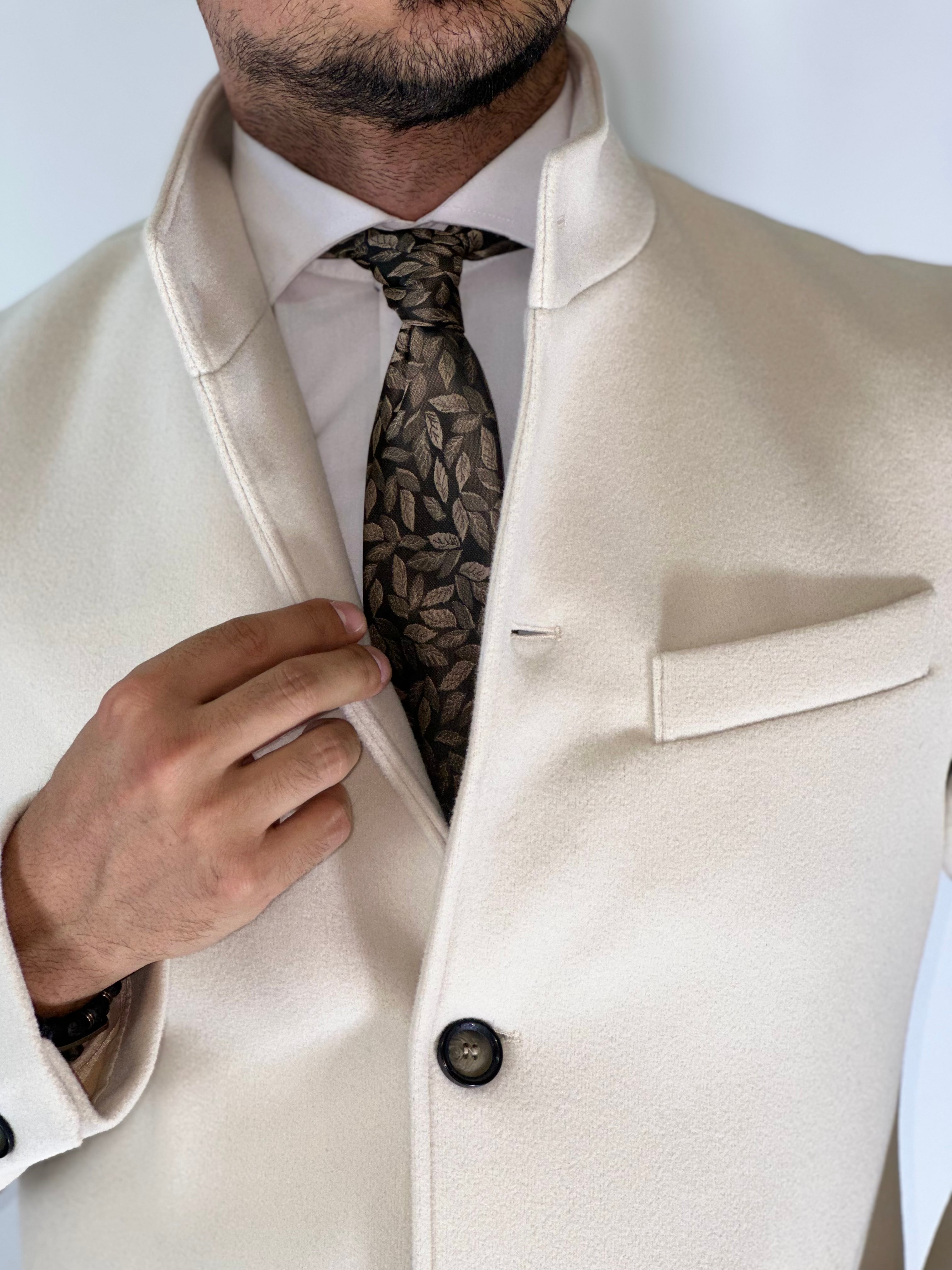 Cappotto coreano panna SEJONG