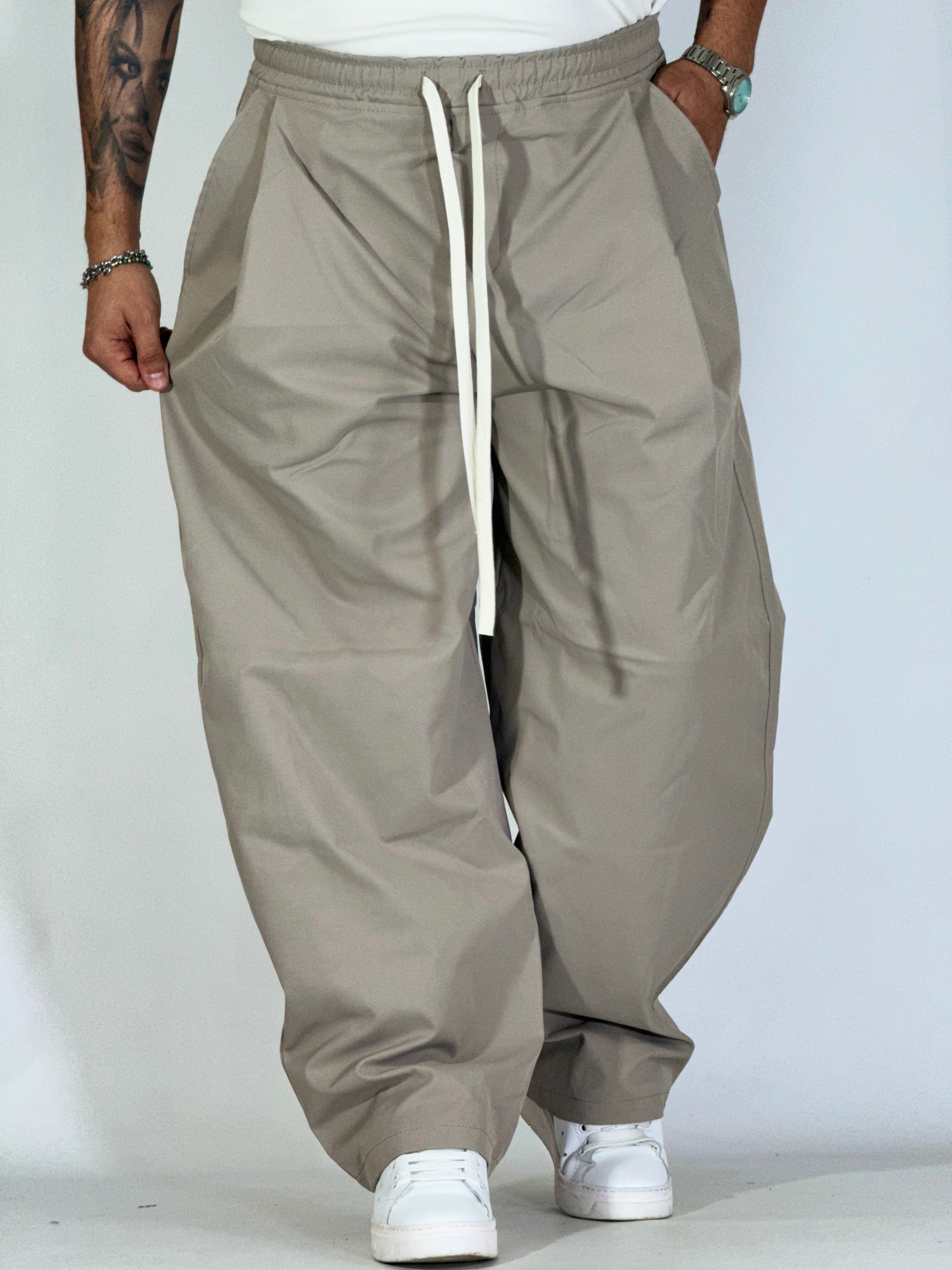 Pantalone extreme palazzo tortora AD7791