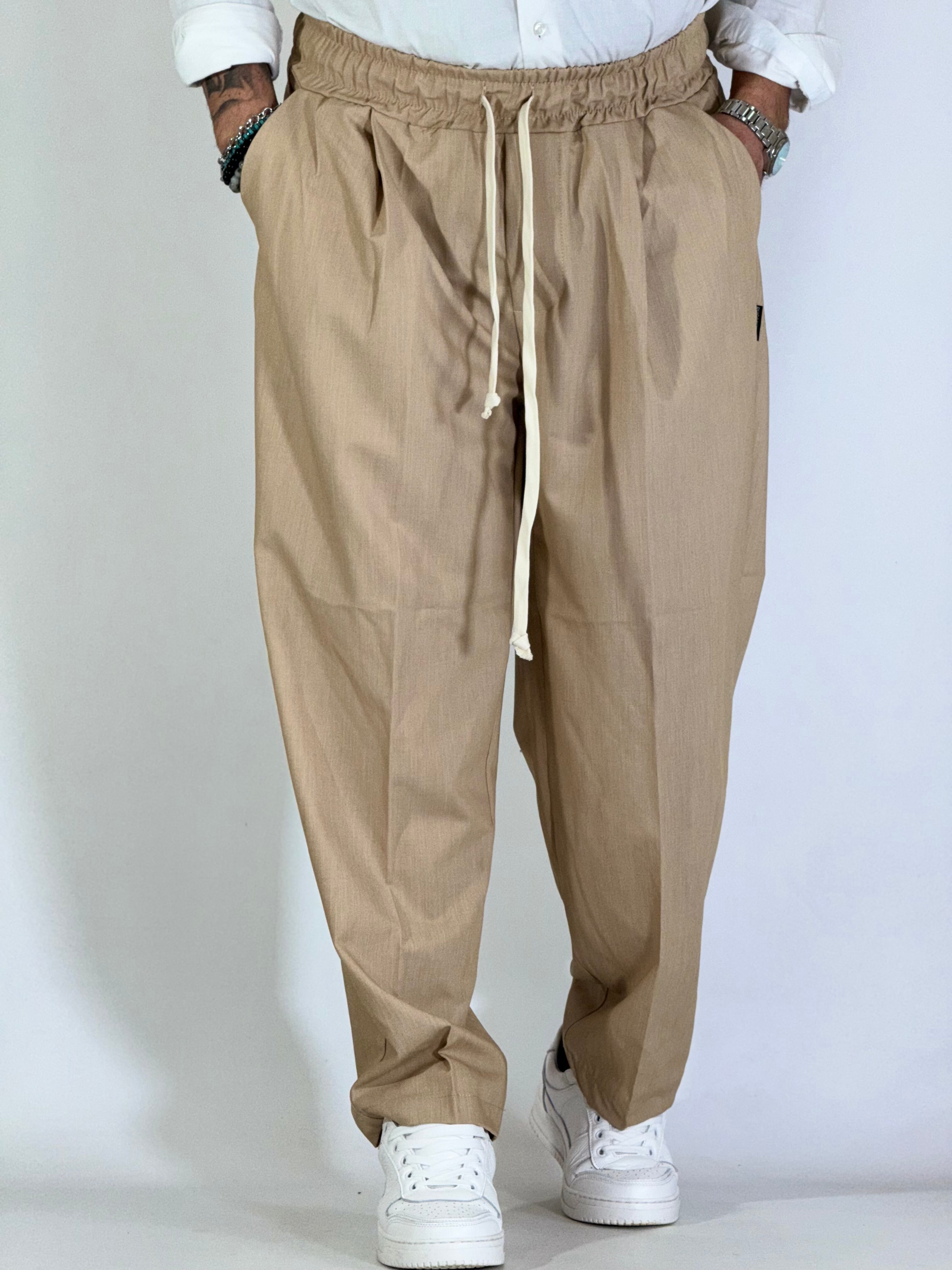 Pantalaccio palazzo beige ART DC017211