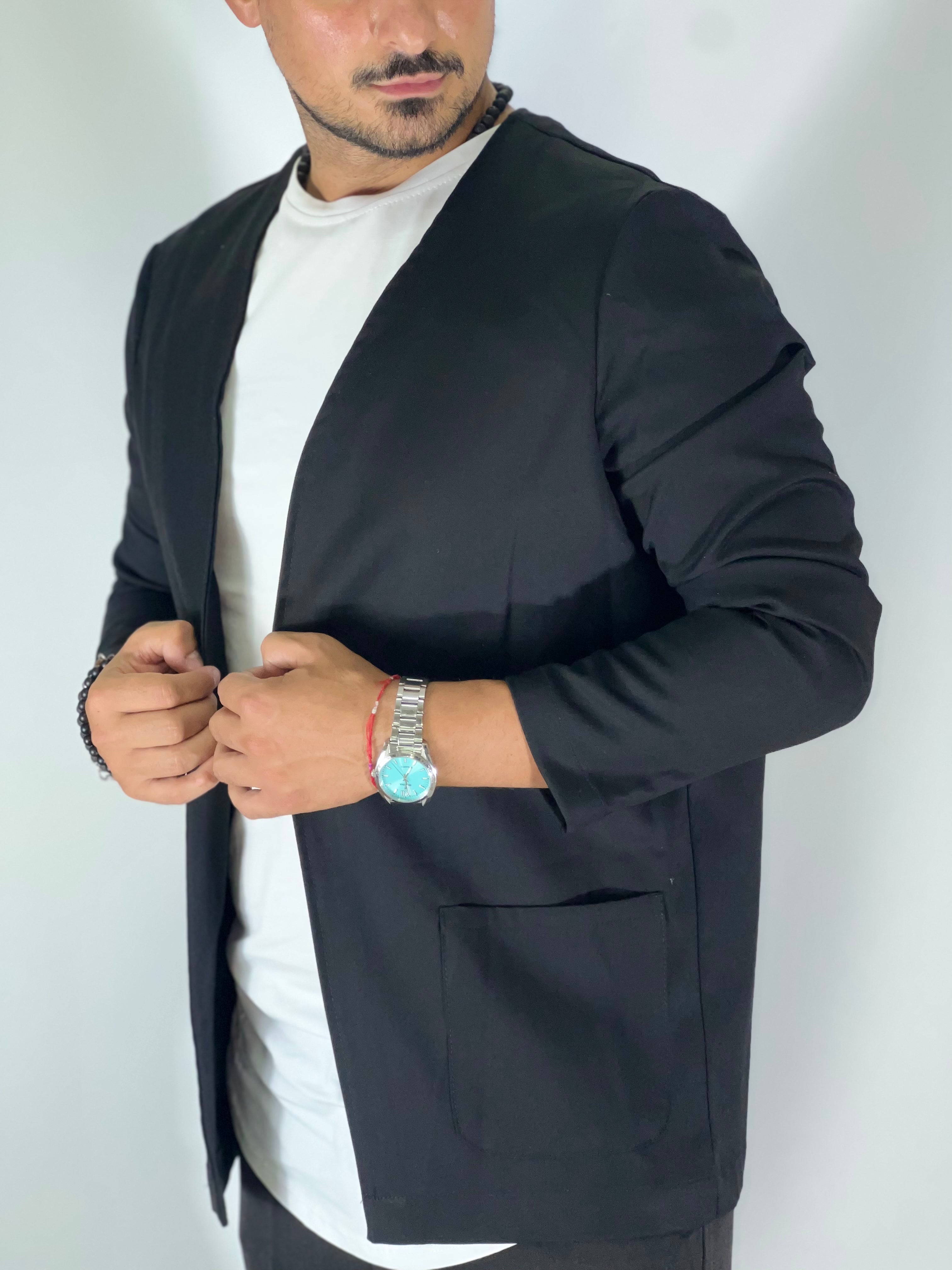 Giacca casual nera DC9076