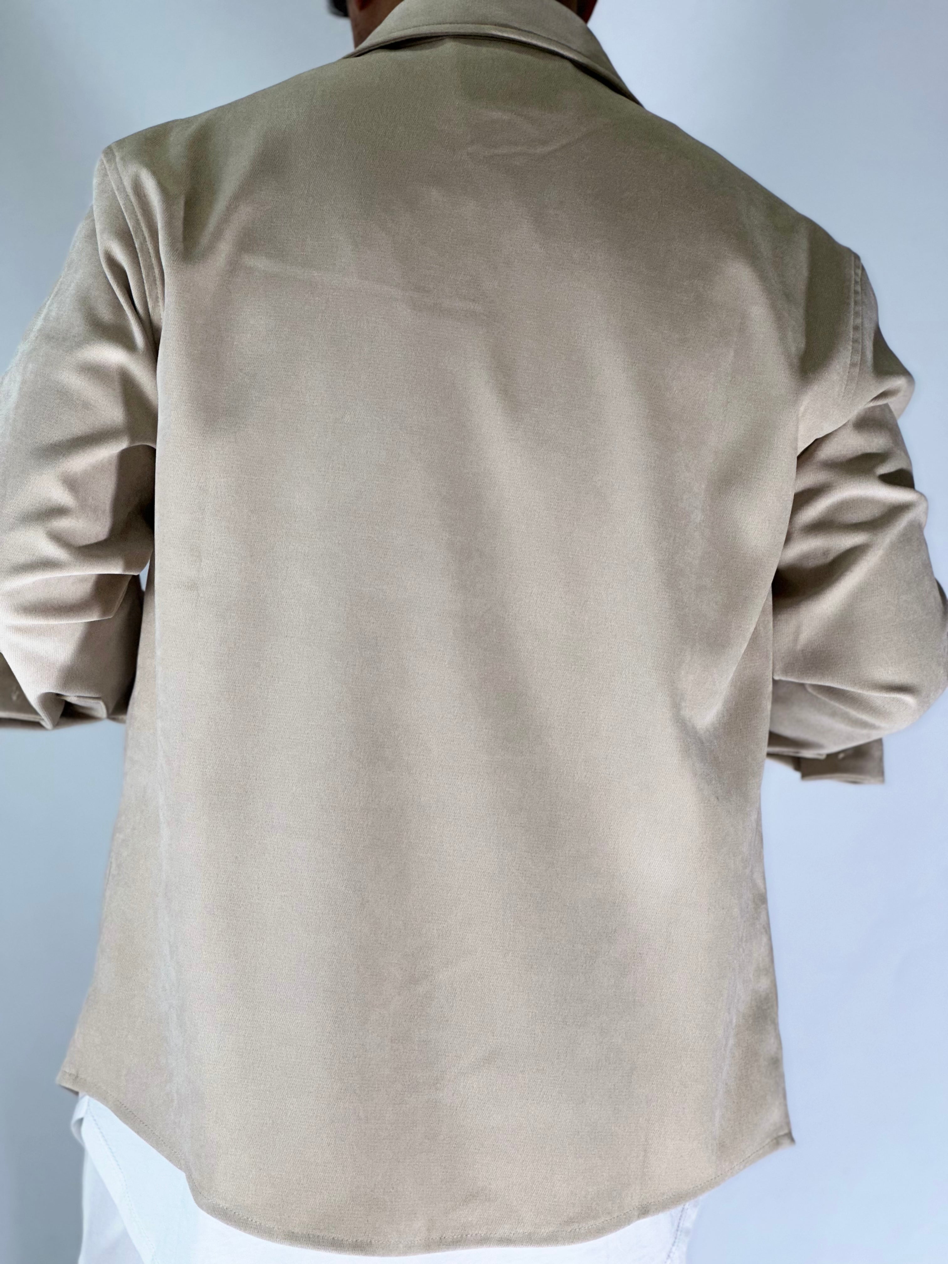 Camicione regular beige MIGLIACCIO TO1024