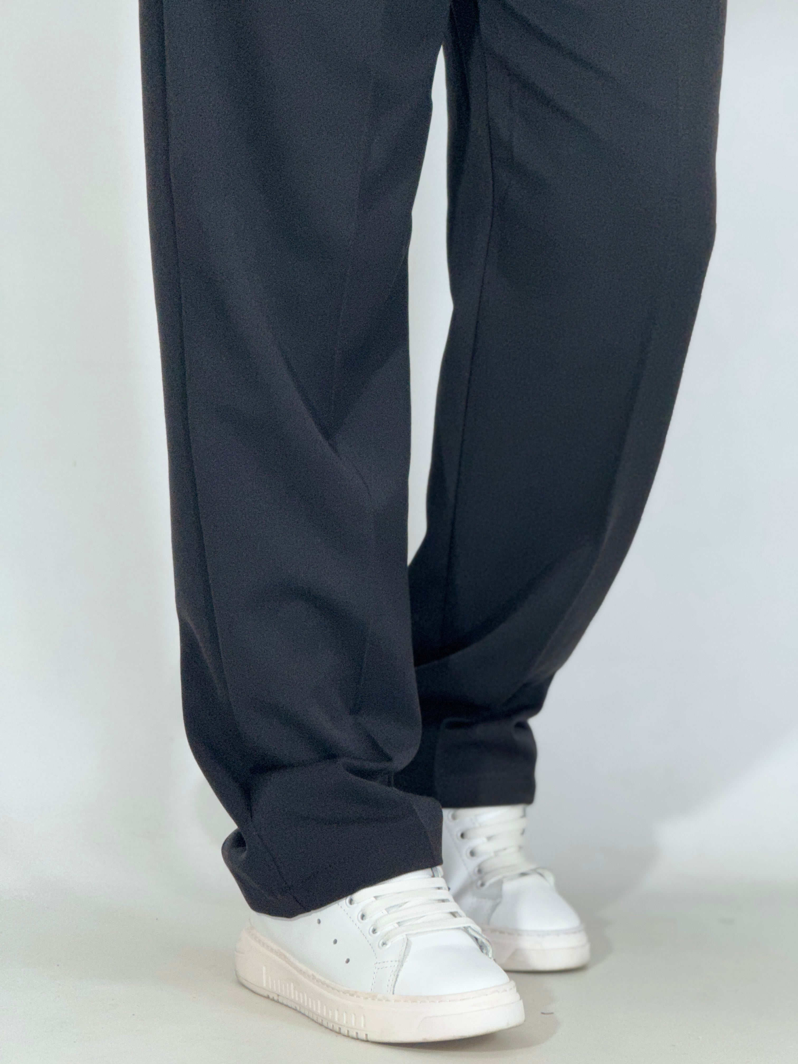 Pantalone palazzo nero PU3325