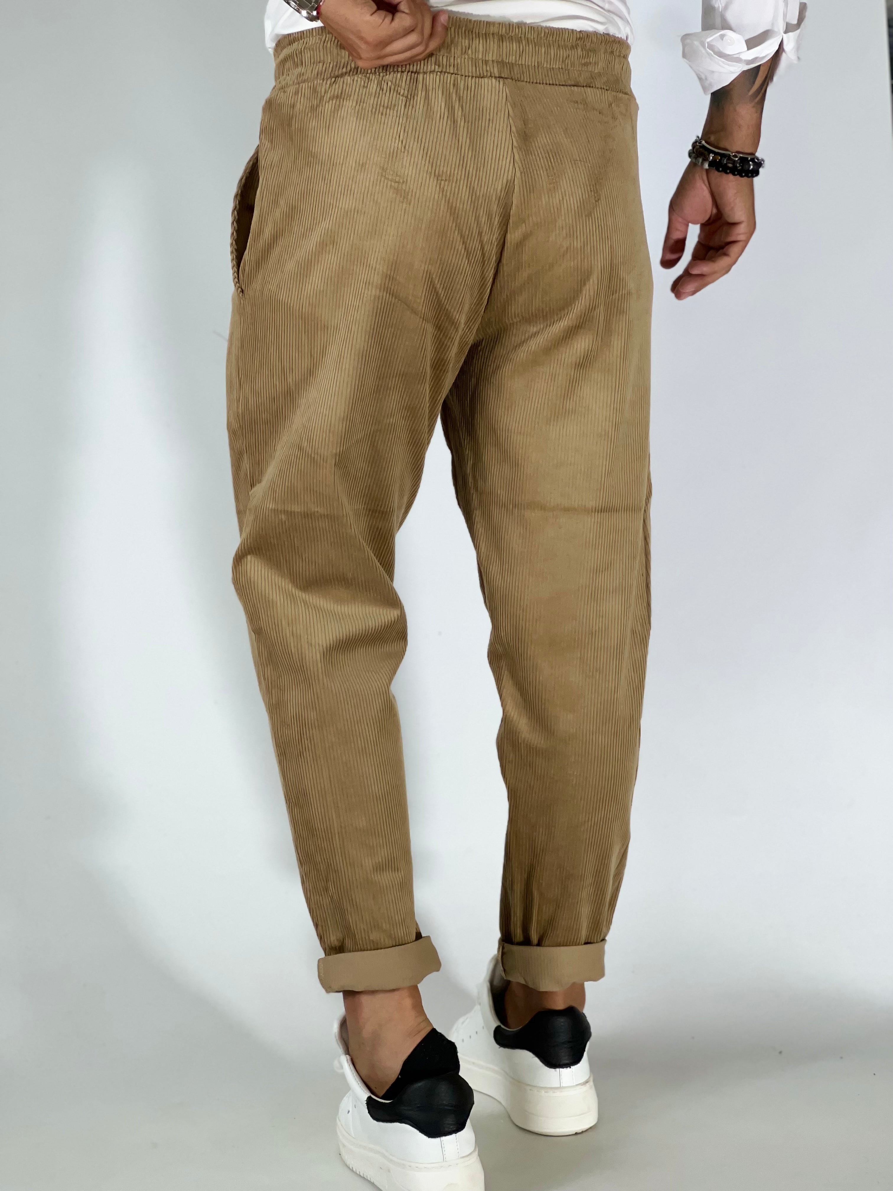 Pantalaccio velluto cammello ZARA50