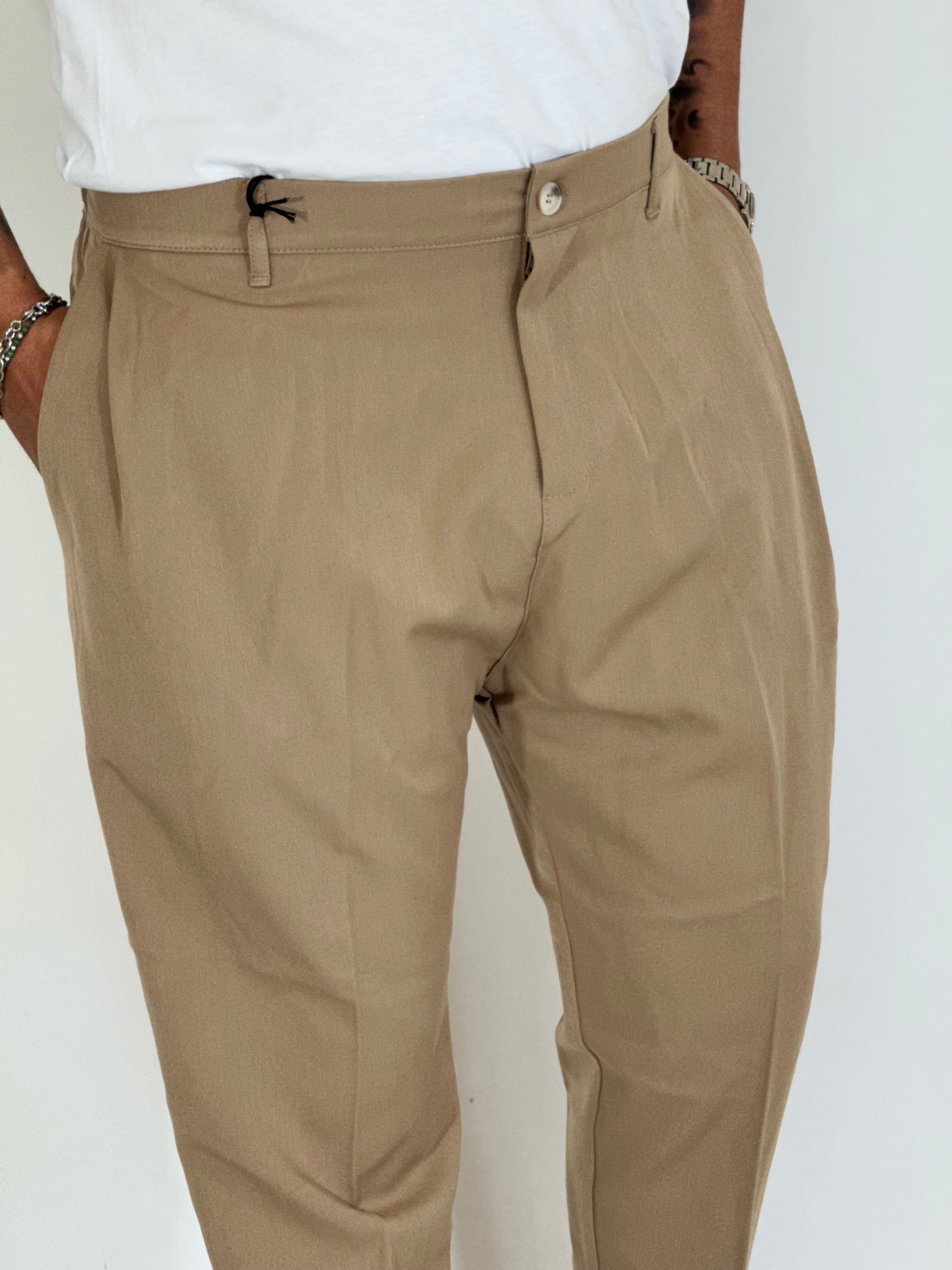Pantalone semiturco beige AD45