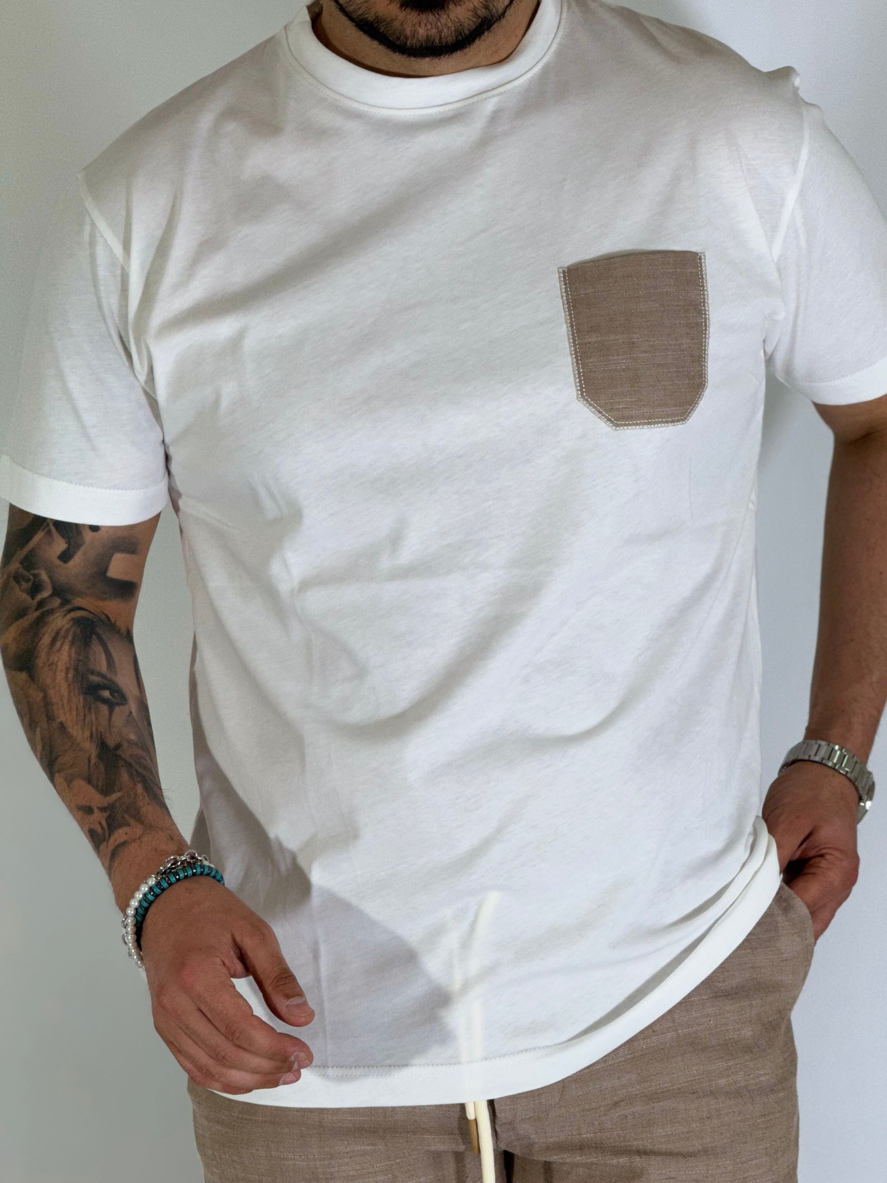 Coordinato misto lino cacao MMS/006