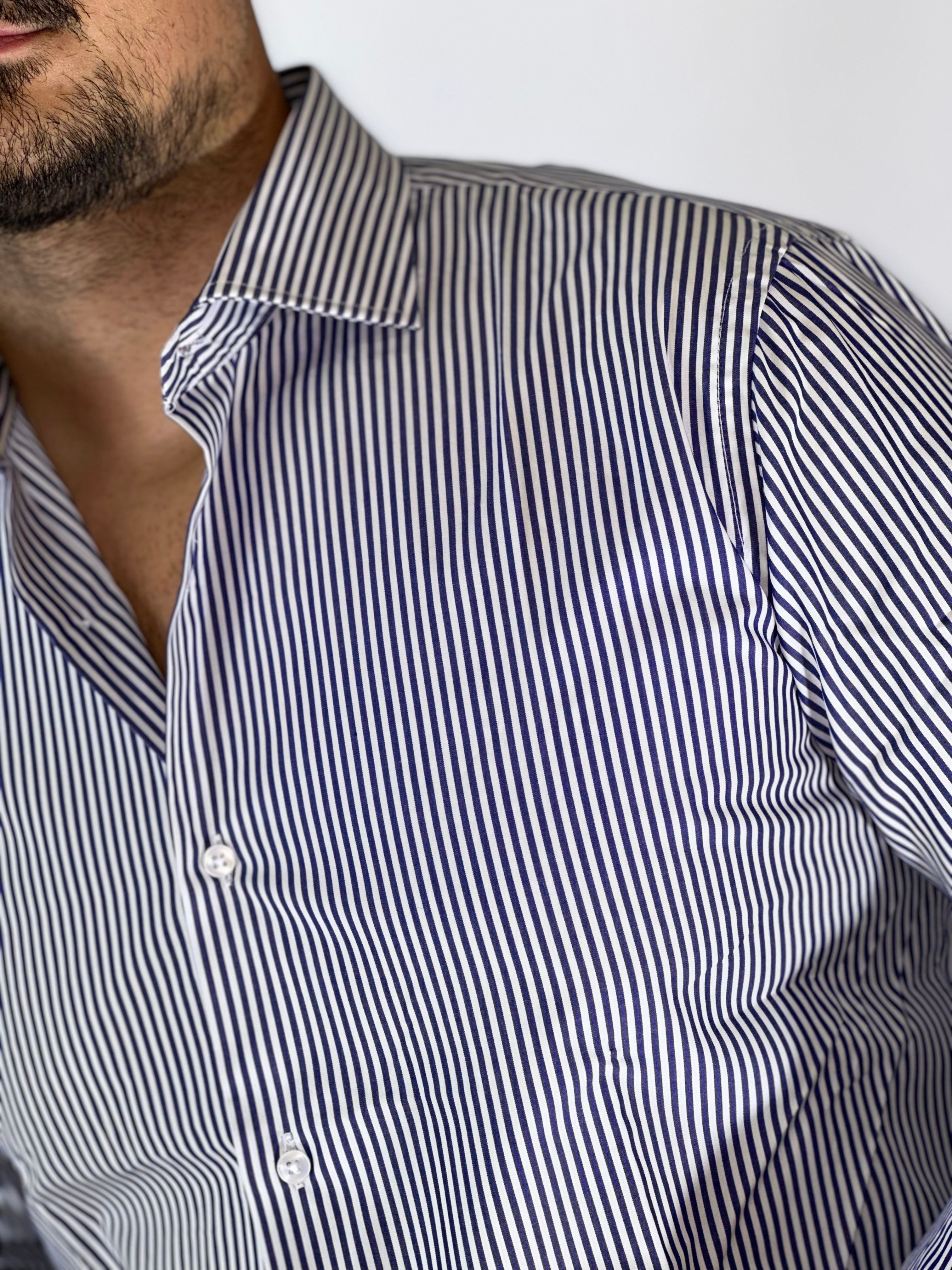 Camicia intermedia blu MIGLIACCIO