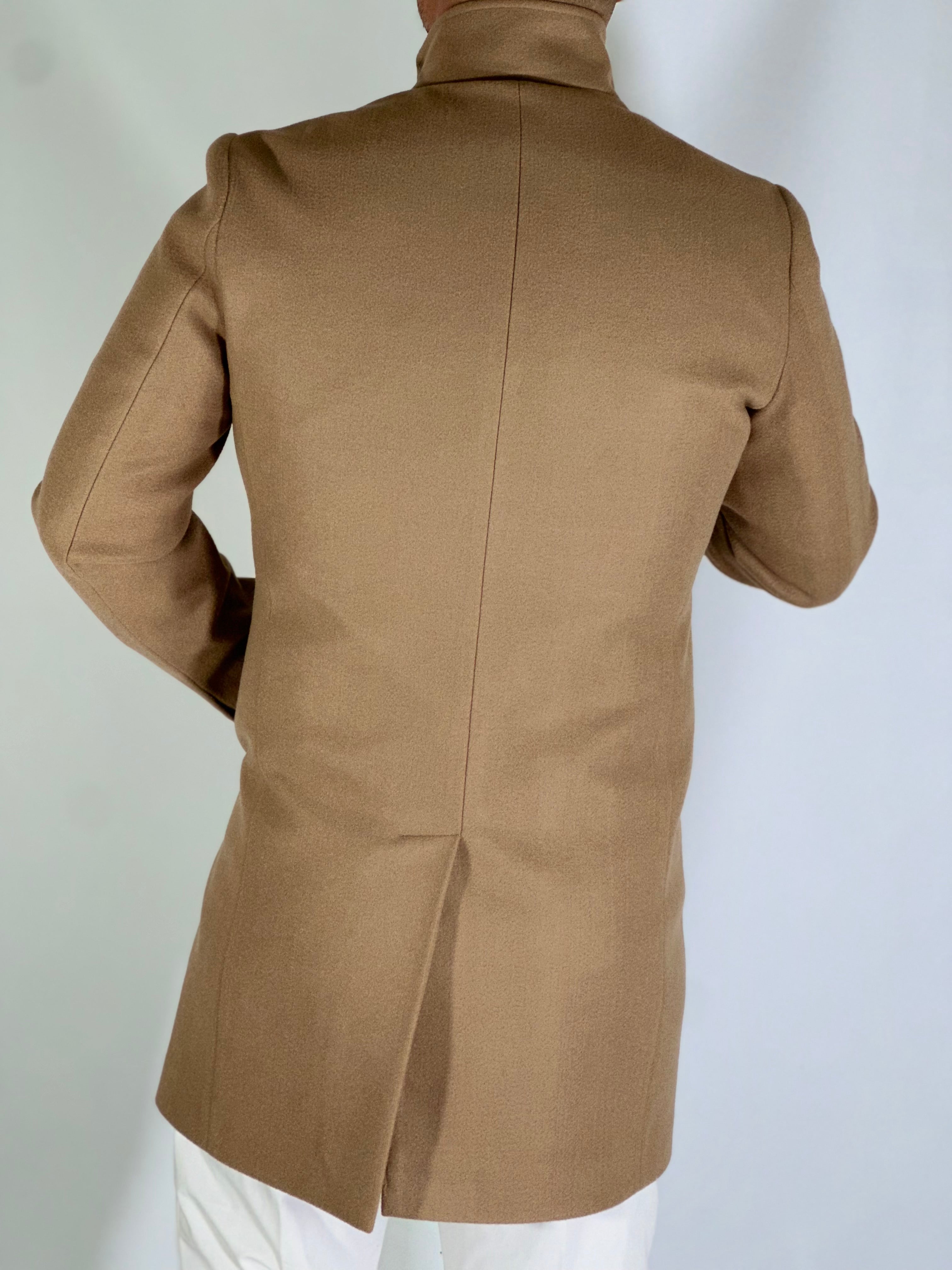 Cappotto coreano camel CPZAZA