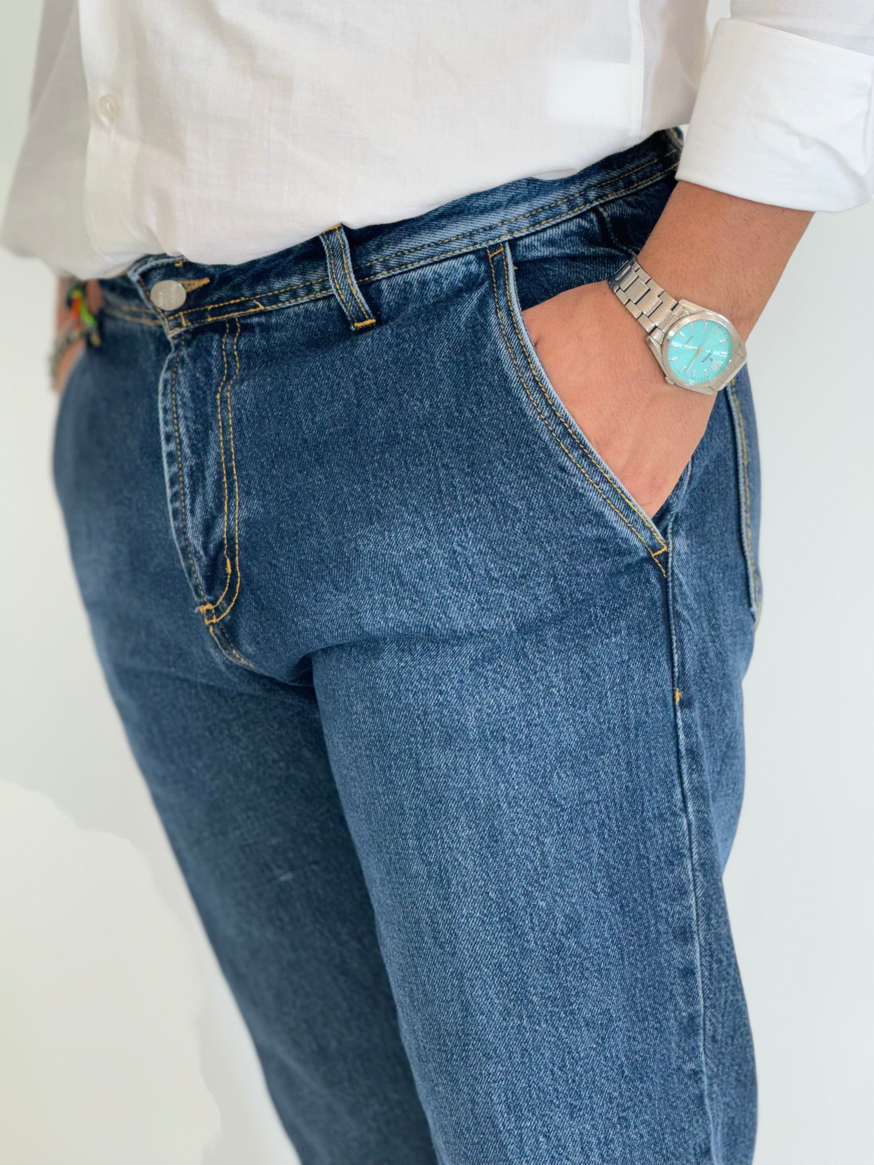 Jeans loose fit scuro 6220