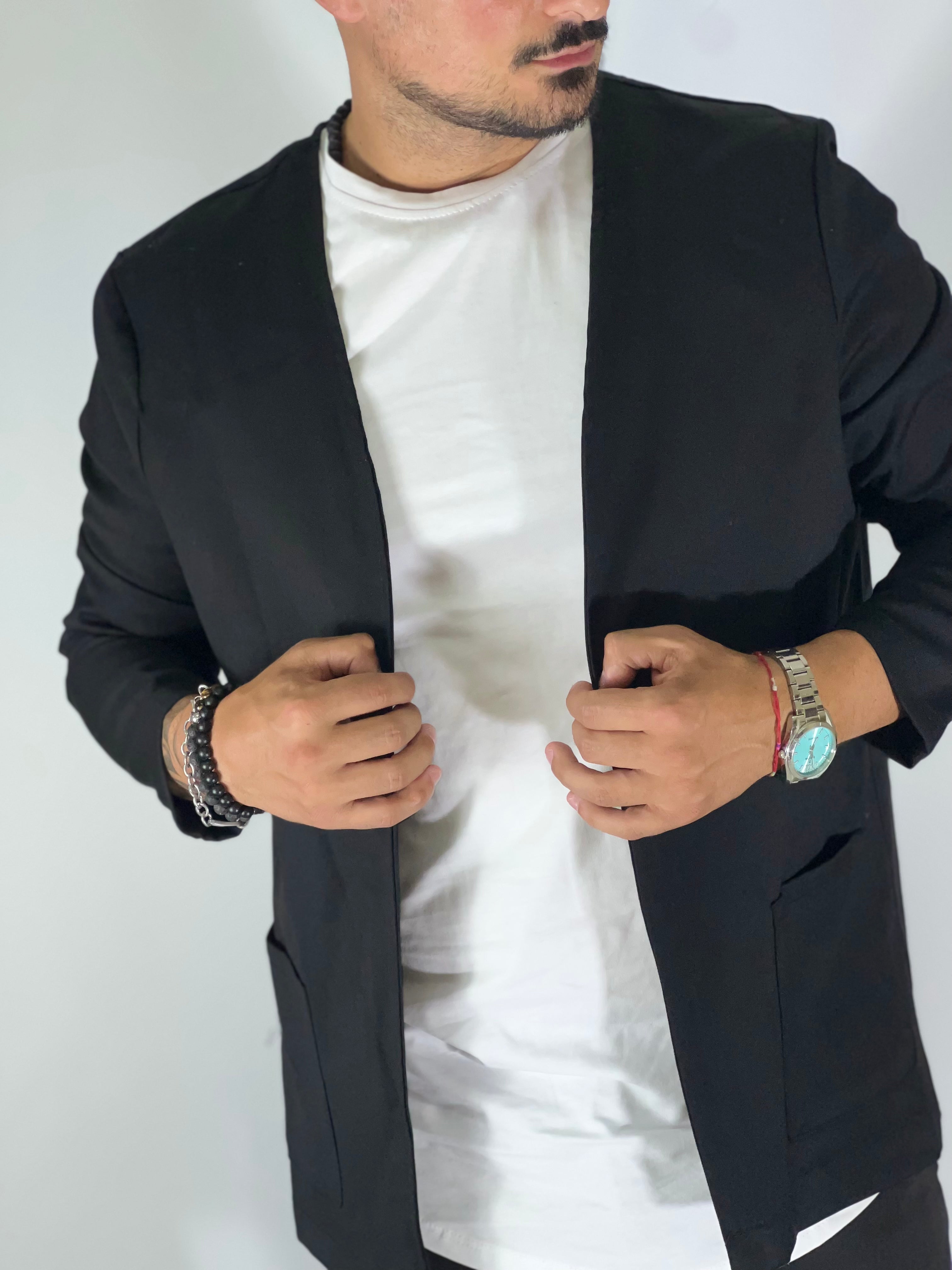 Giacca casual nera DC9076