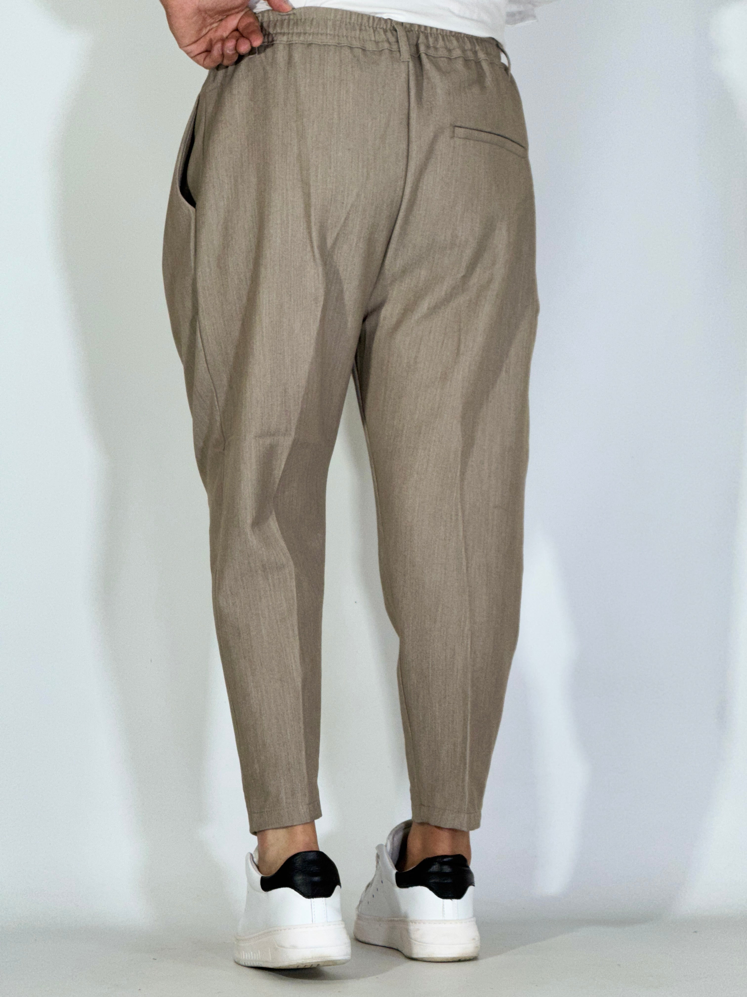 Nomad · Pantalone semiturco tortora
