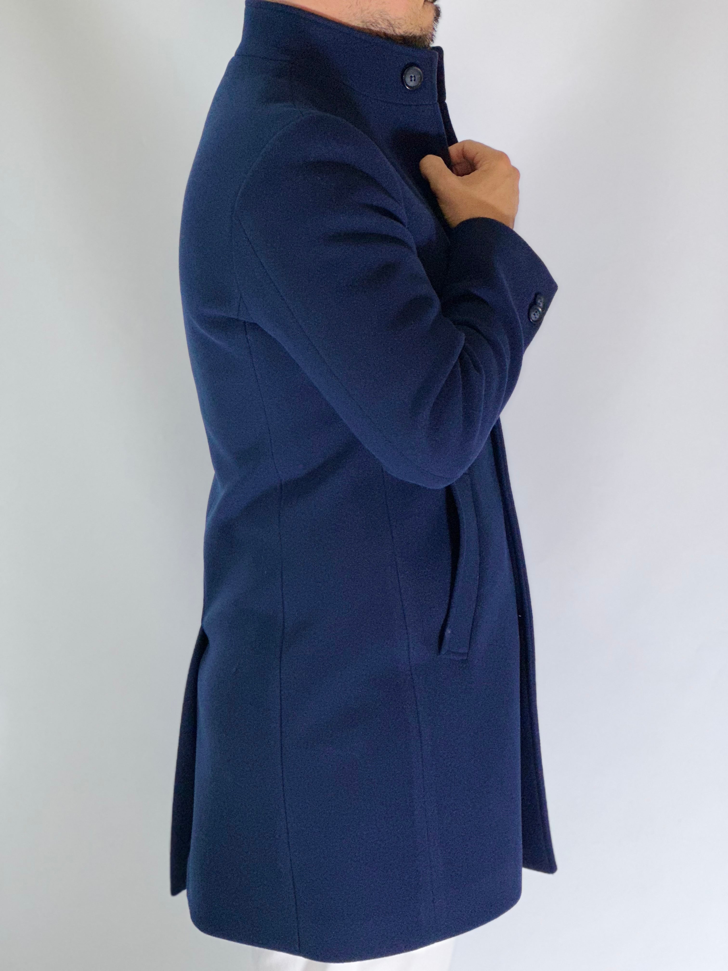 Cappotto coreano blu CPZAZA
