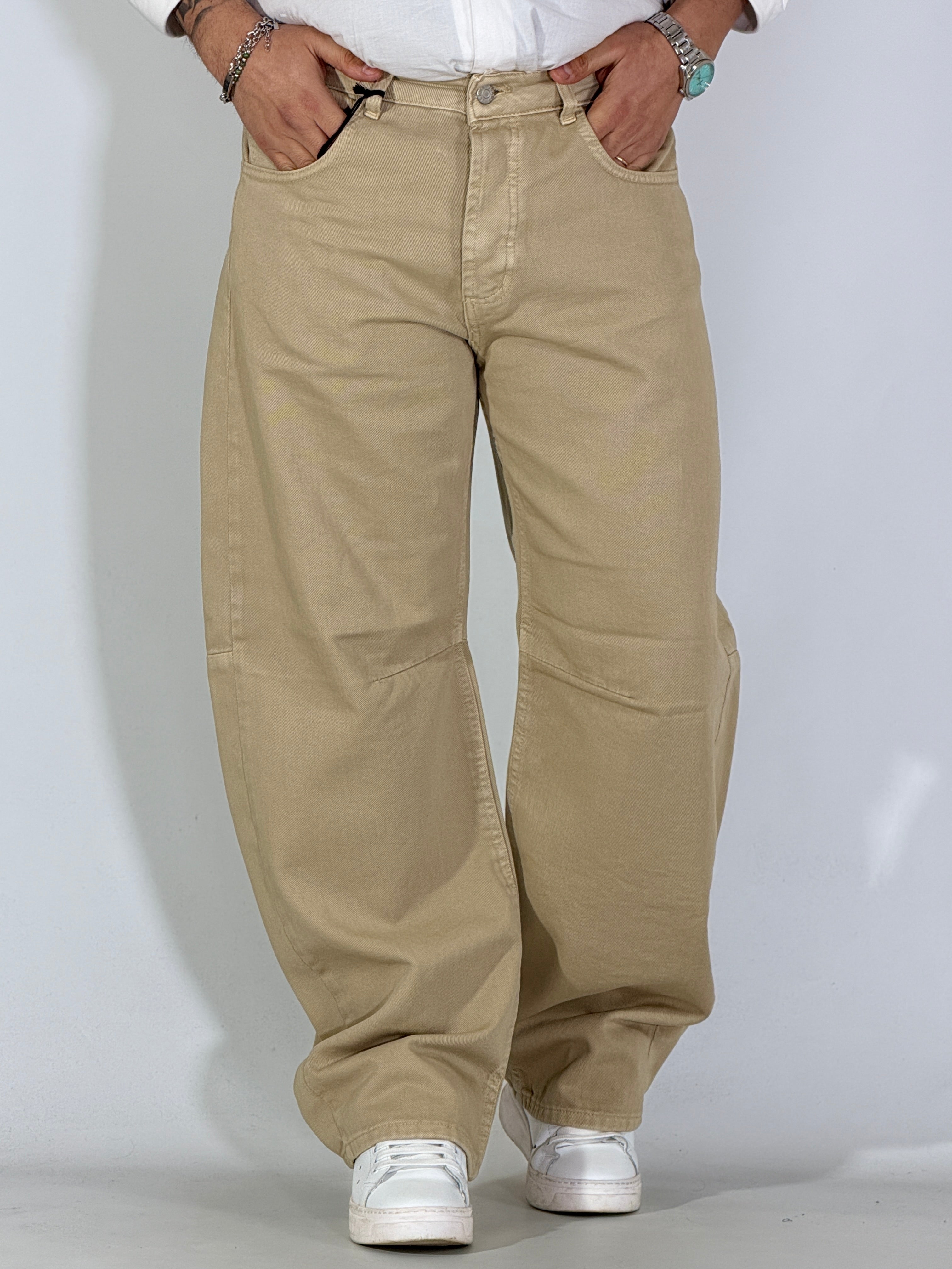 Jeans balloon beige PT30