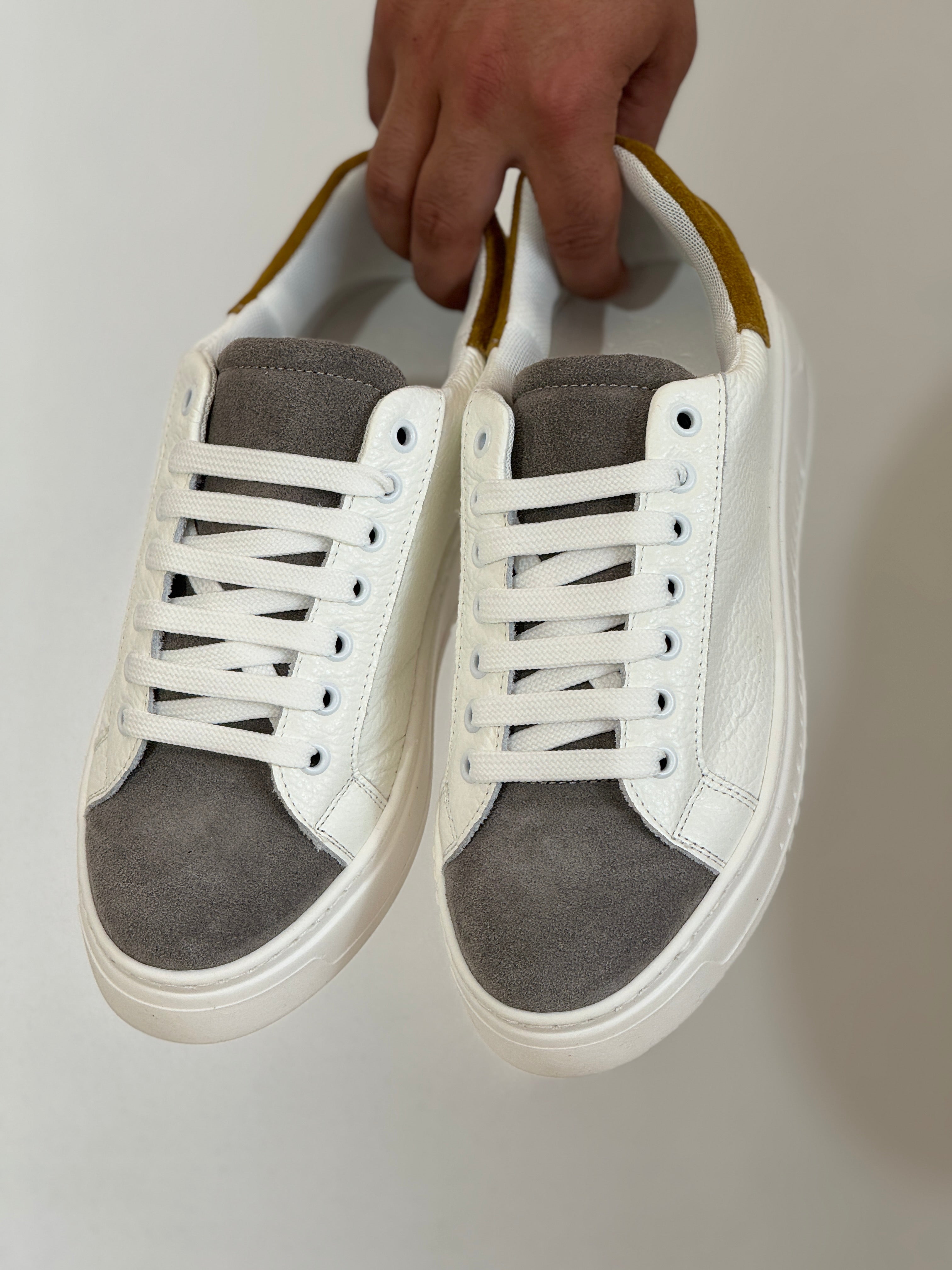 Scarpa somart bottolato rip. ocra AR01