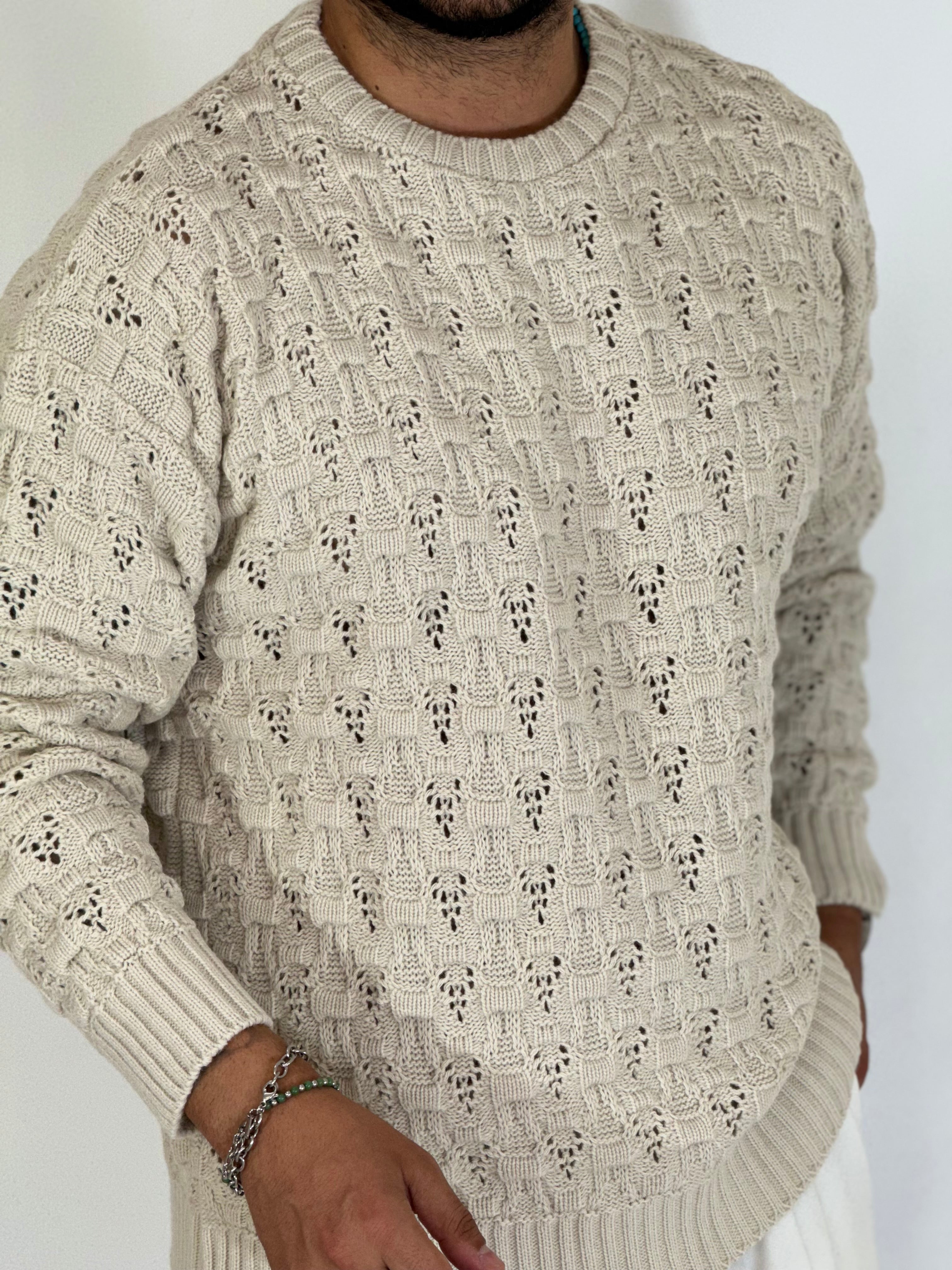 Maglione sabbia AUSTIN