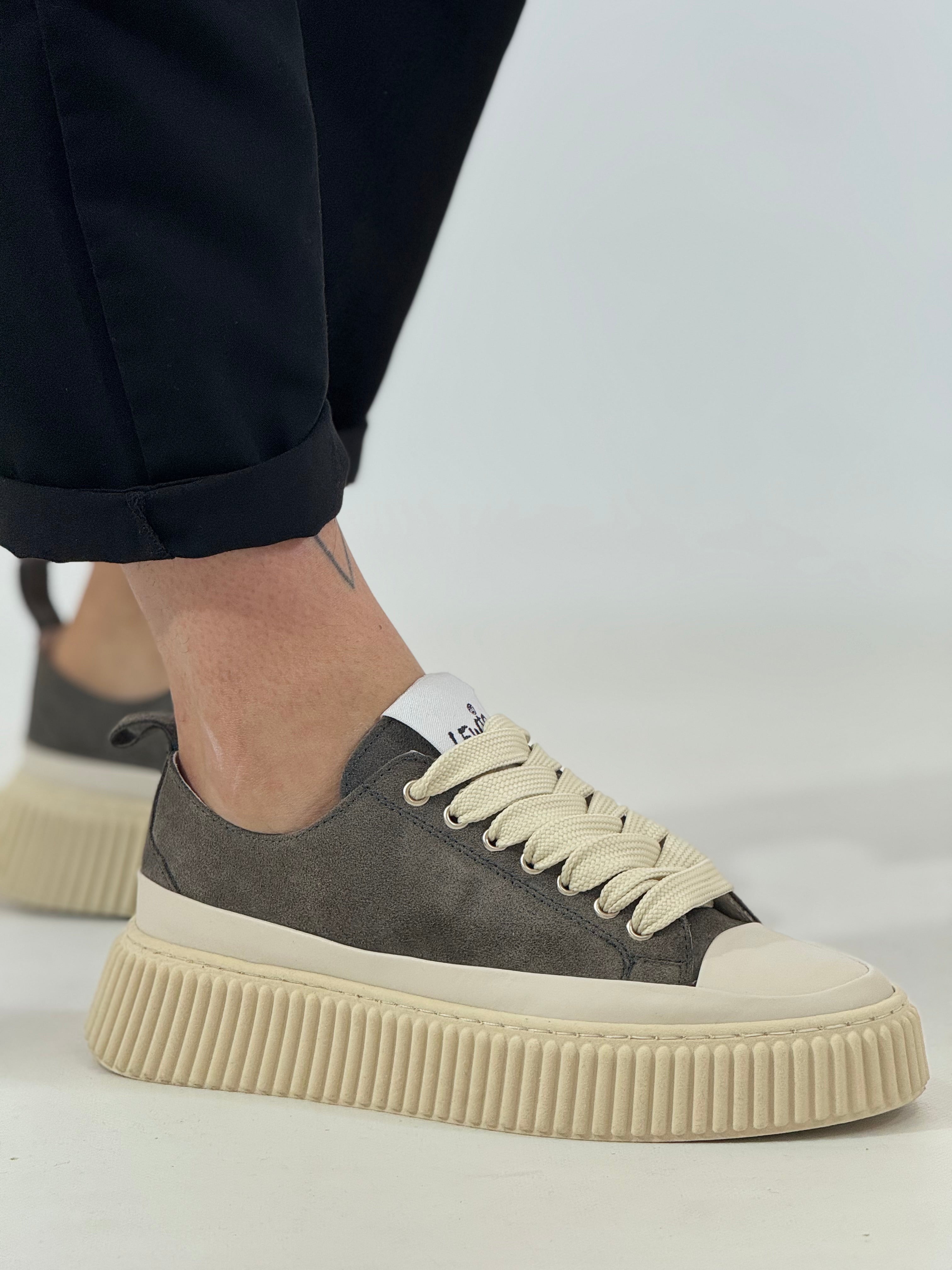 Scarpa LEWIS MILANO camoscio grigio ZHOU