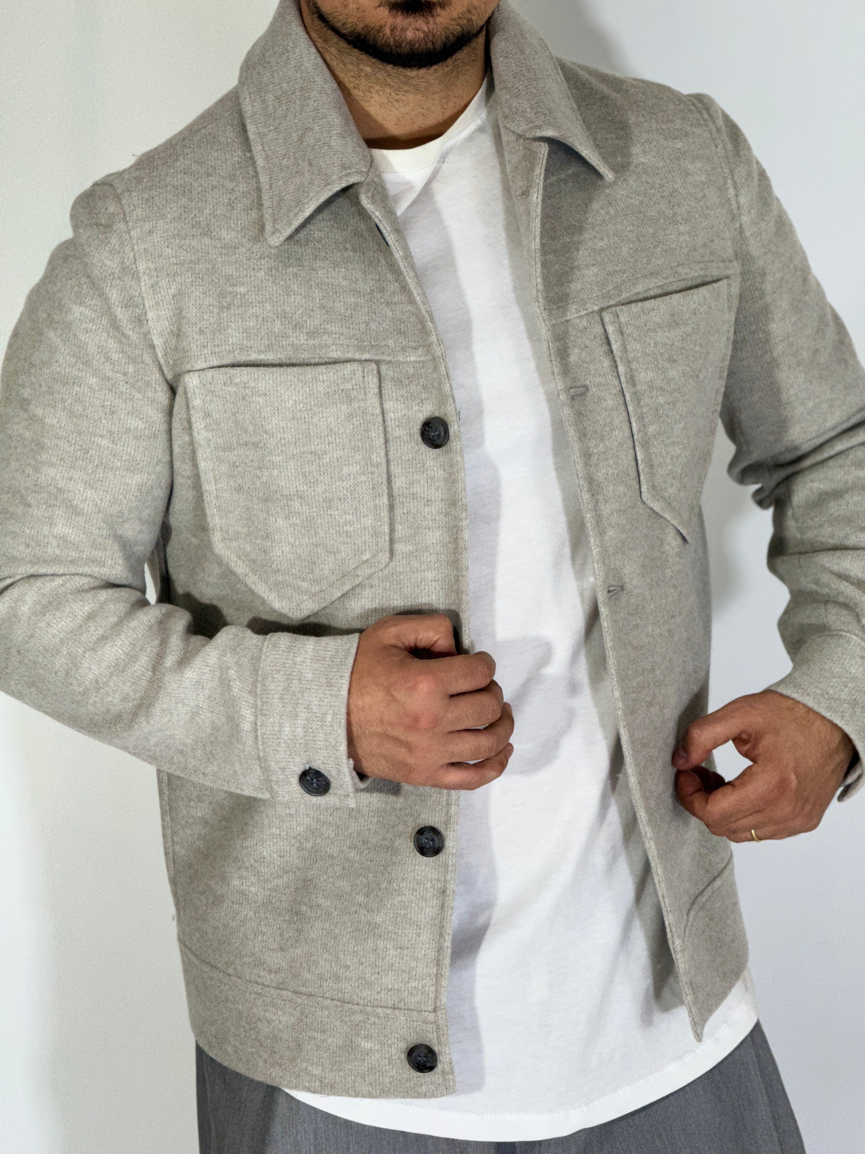 Giacca in panno Marco Nils ghiaccio GEVA