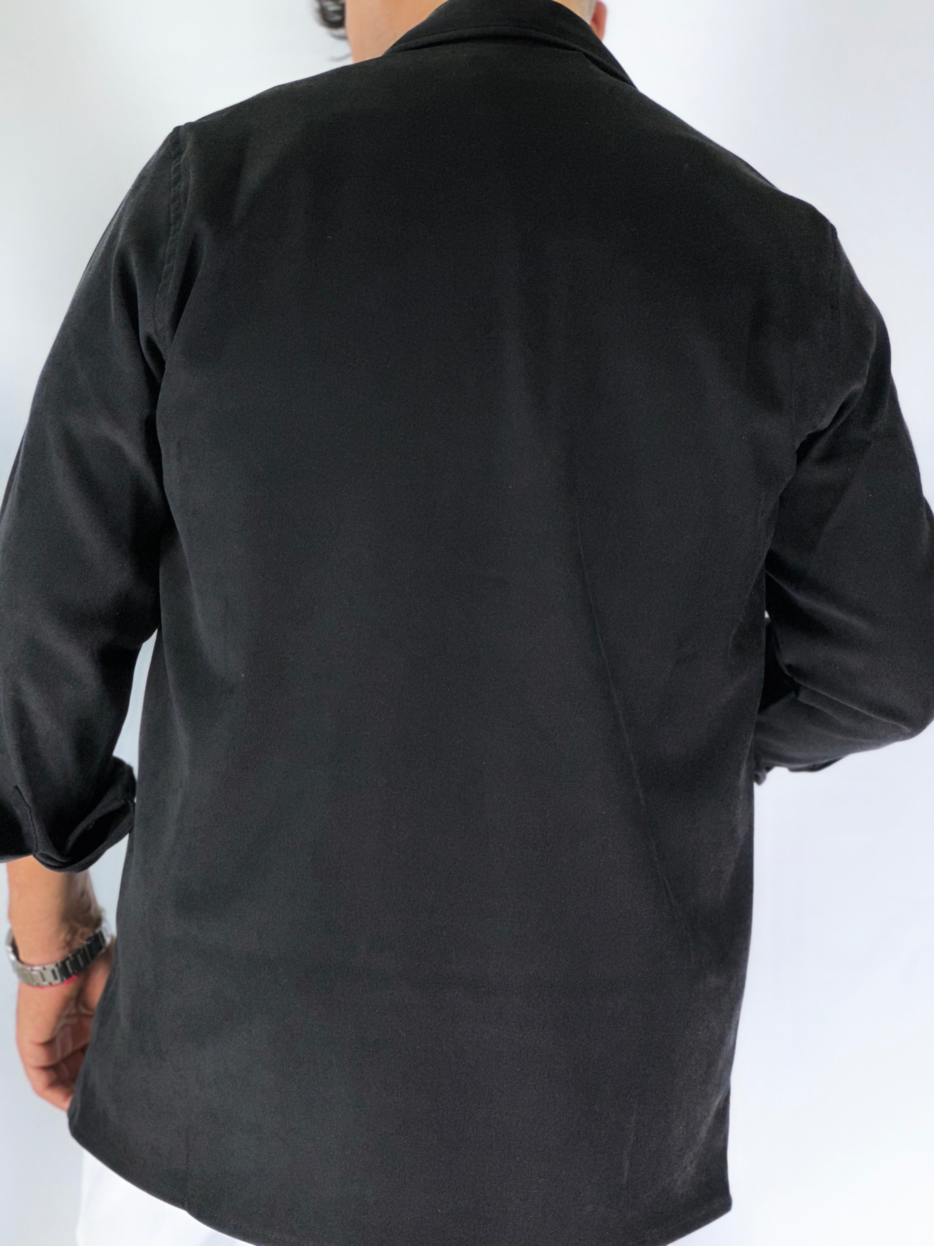 Camicione regular nero MIGLIACCIO TO1042