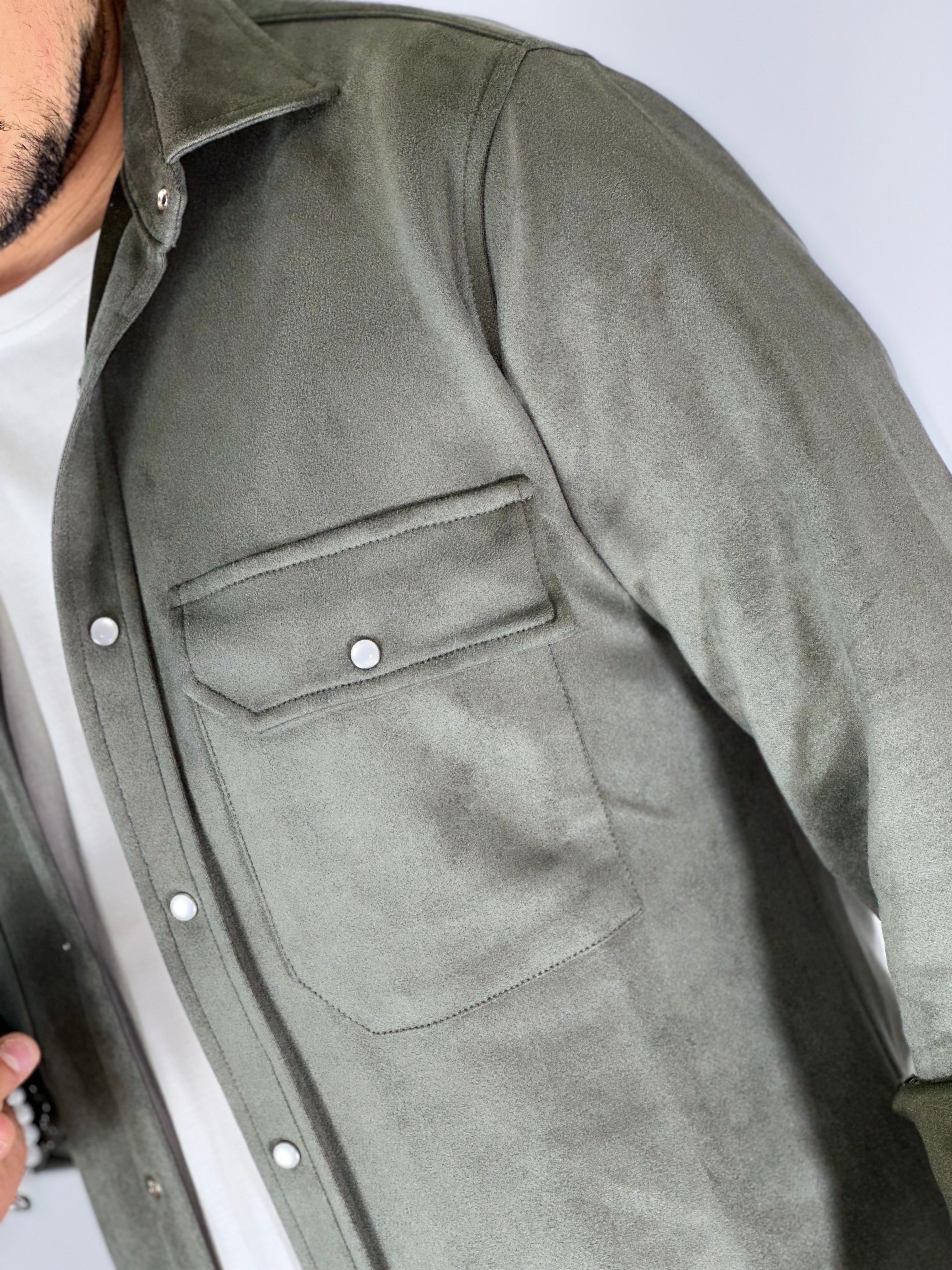 Camicione regular verde MIGLIACCIO TO1038
