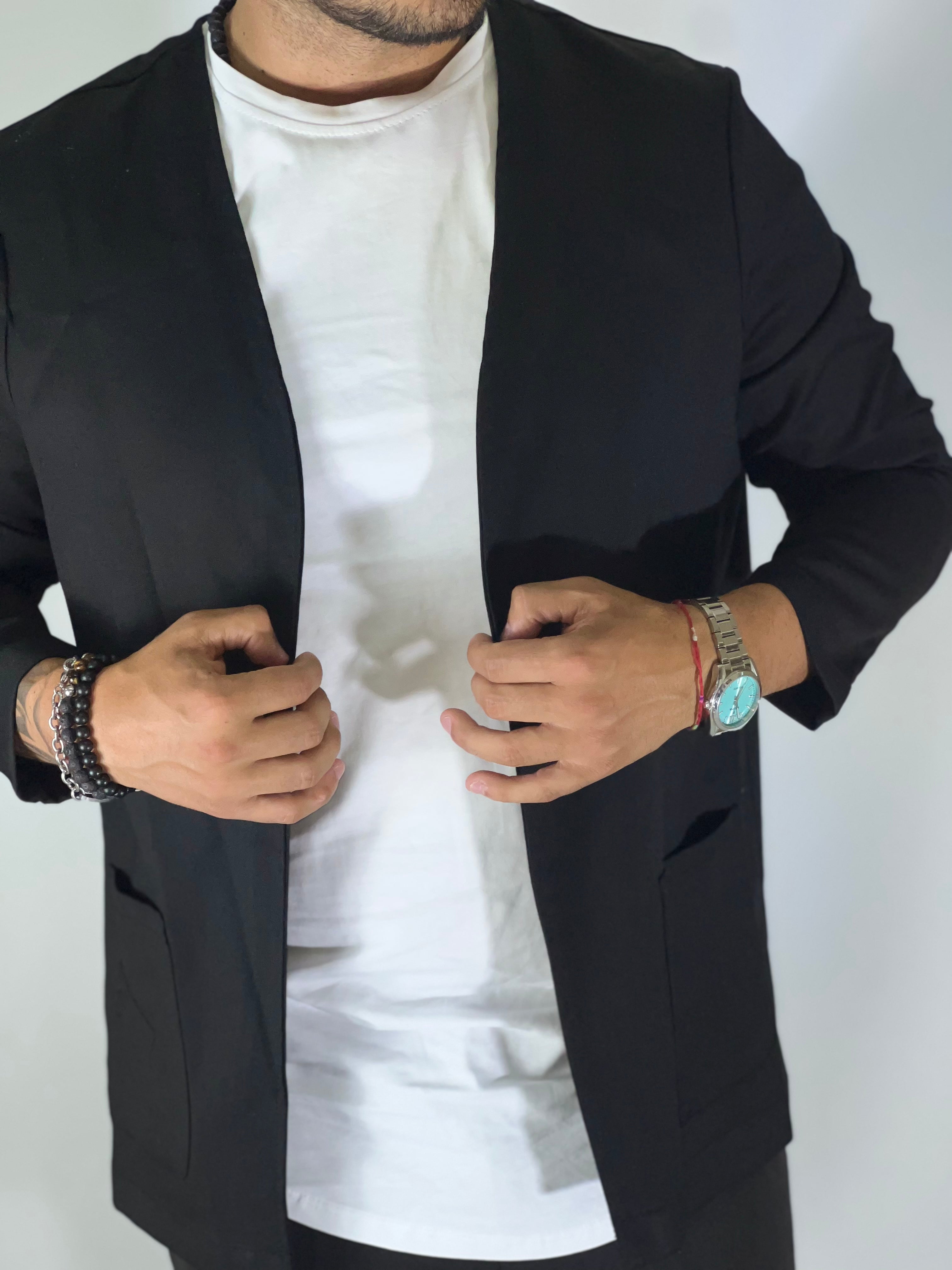 Giacca casual nera DC9076