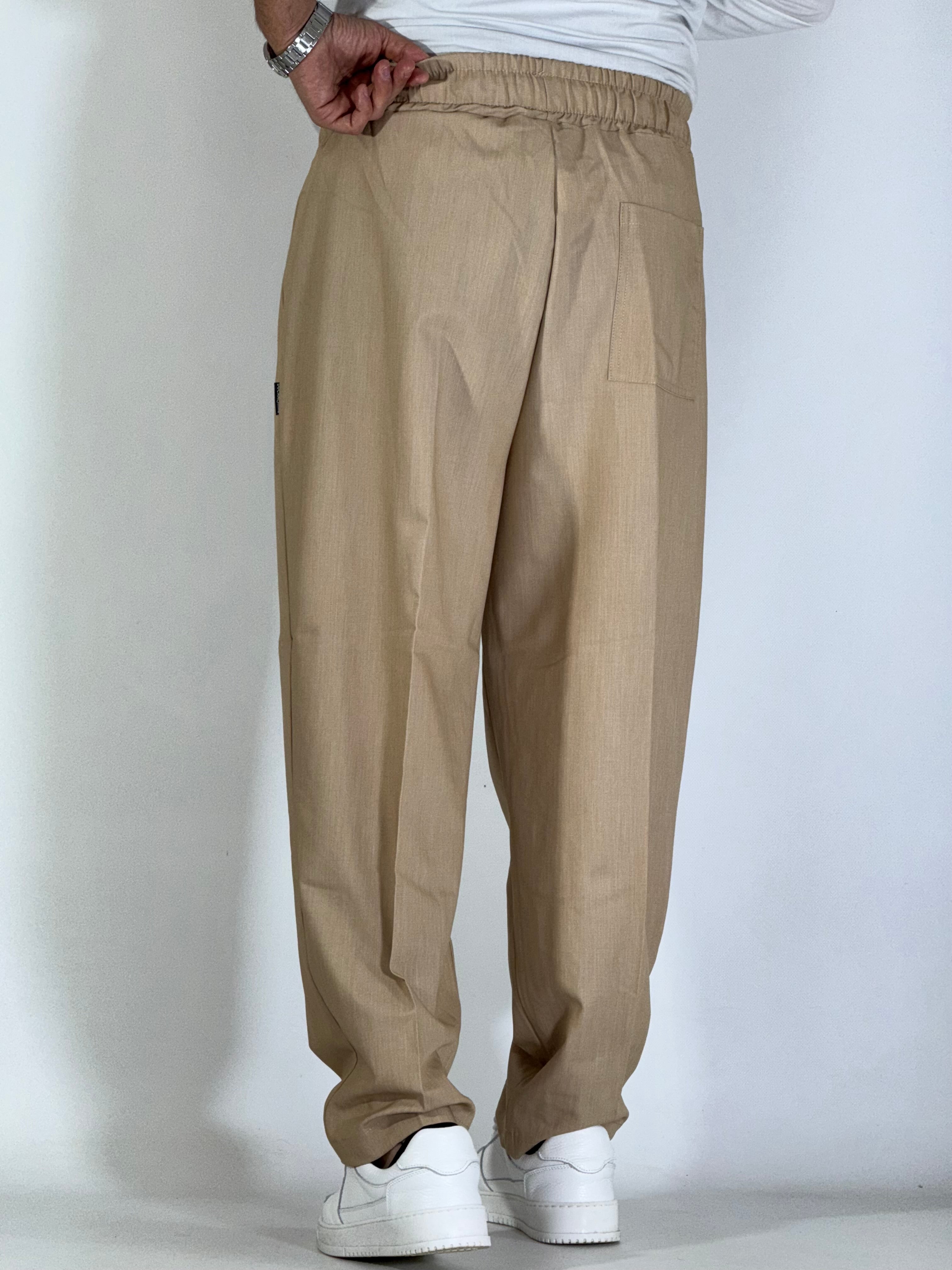 Pantalaccio palazzo beige ART DC017211