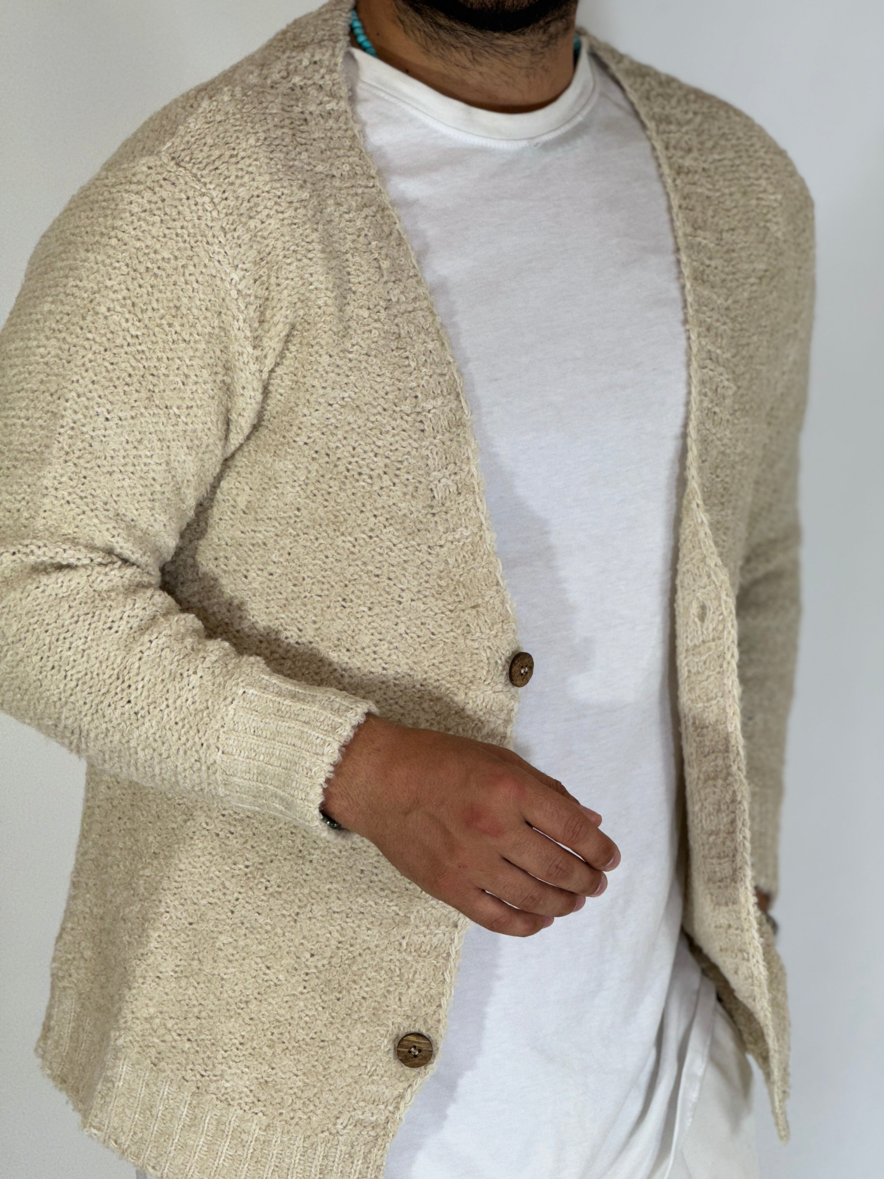 Cardigan boucler corda SER A424