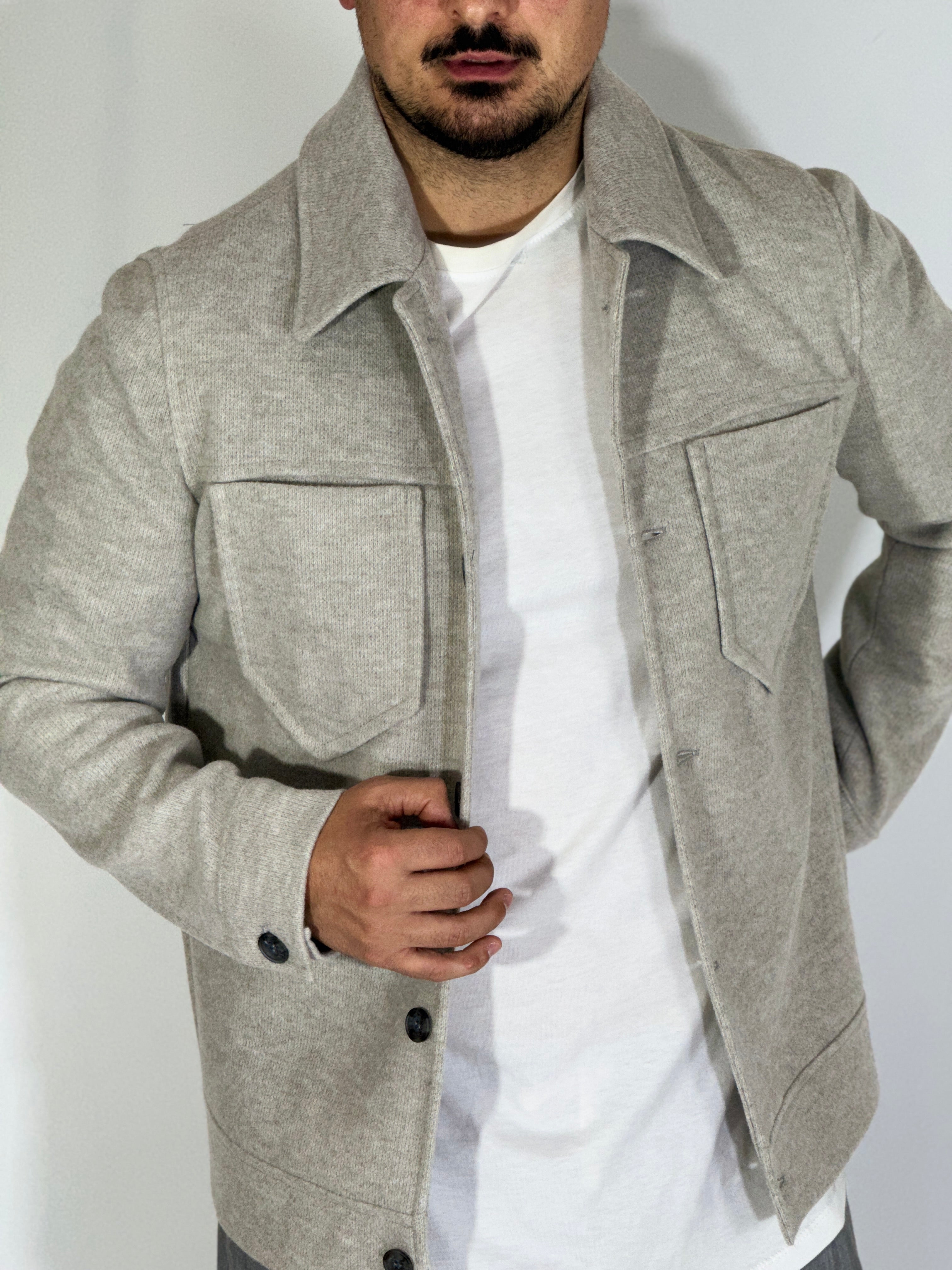 Giacca in panno Marco Nils ghiaccio GEVA