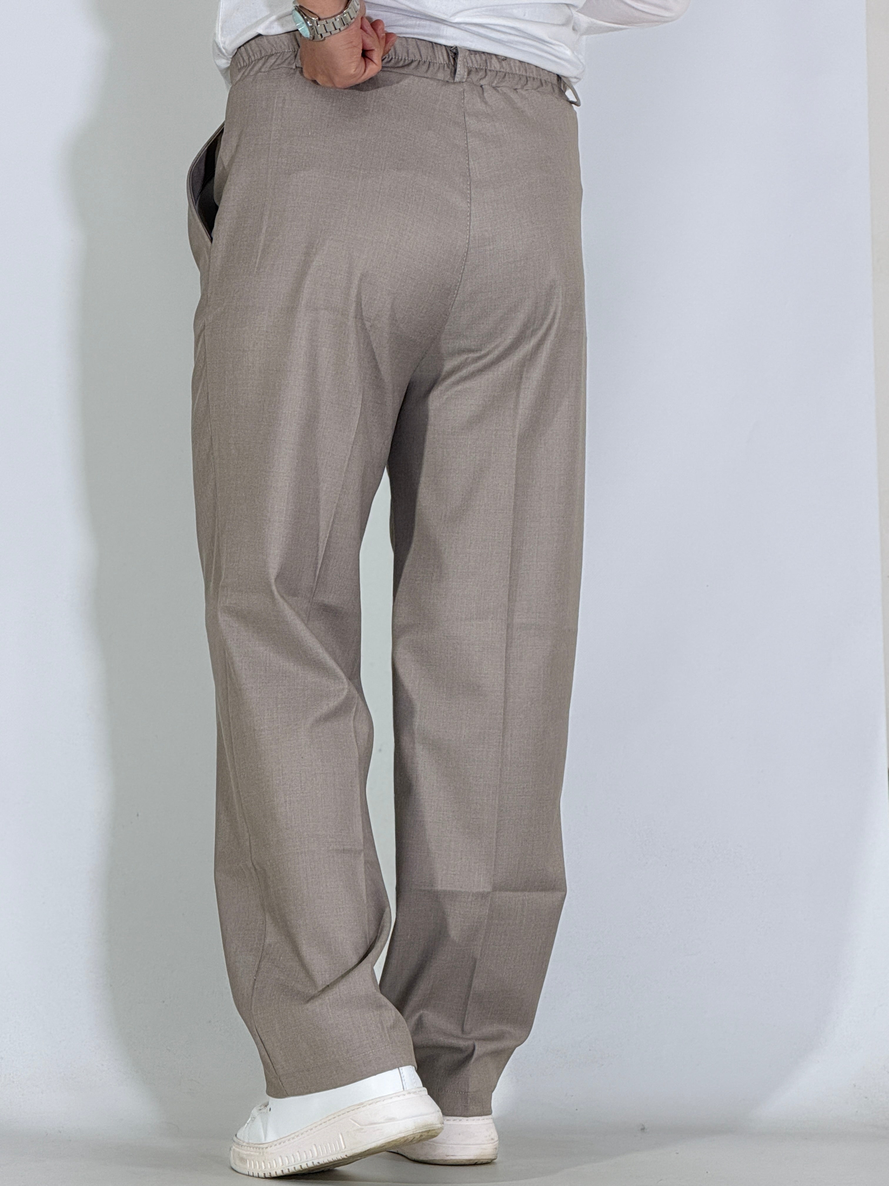 Pantalone palazzo noce UM811