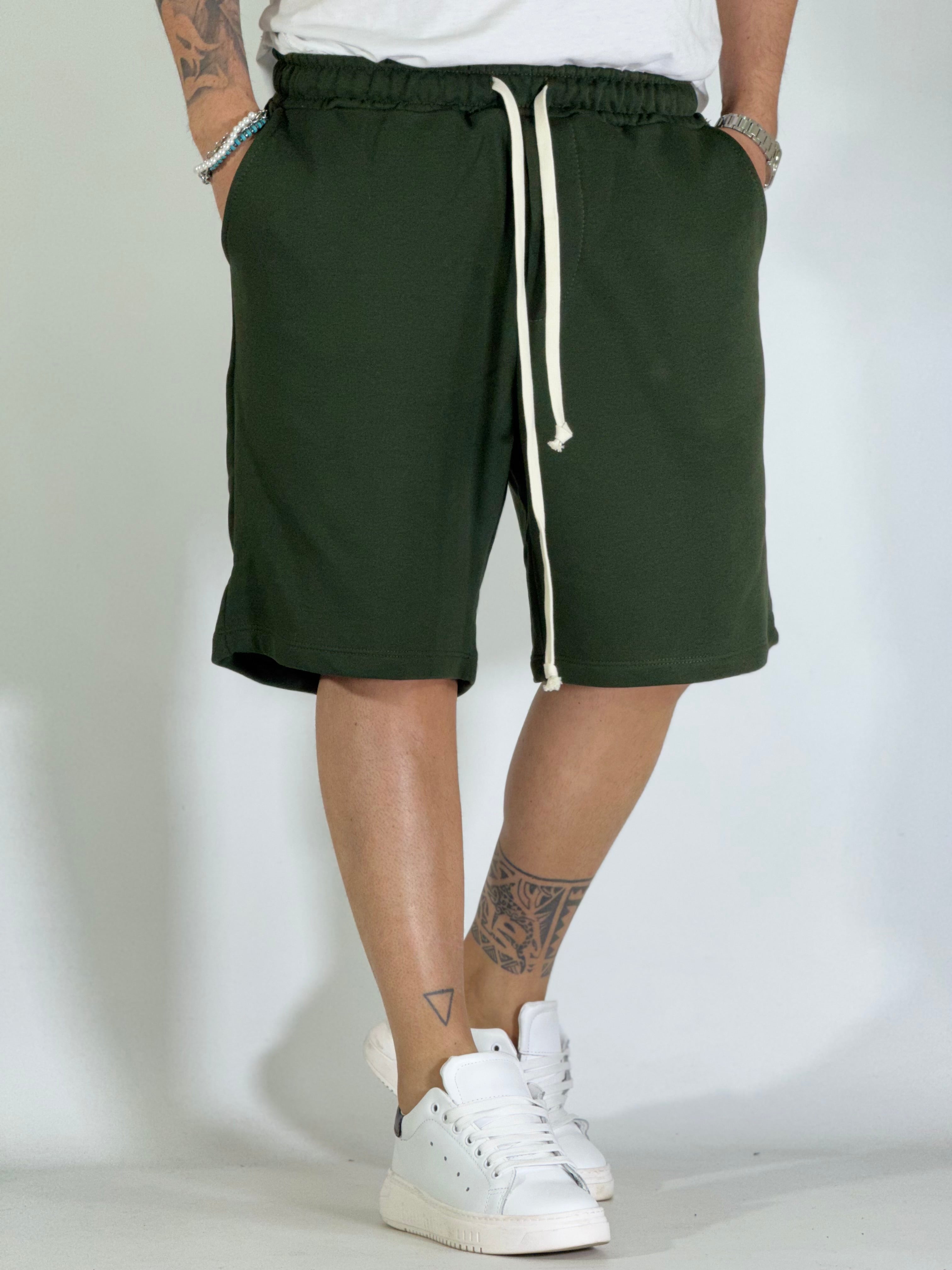 Bermuda tuta over verde YB180