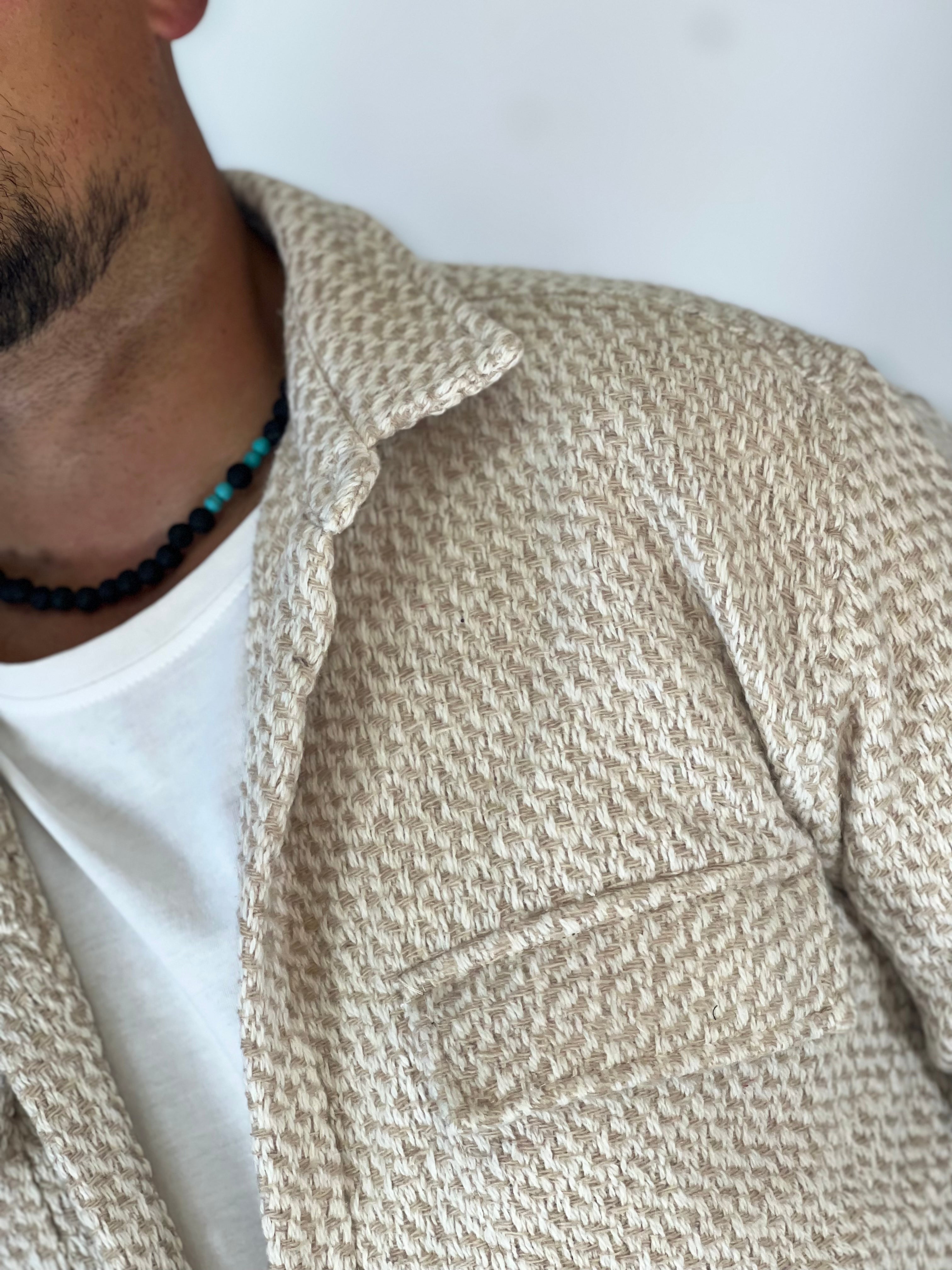 Camicione intreccio beige DC9304