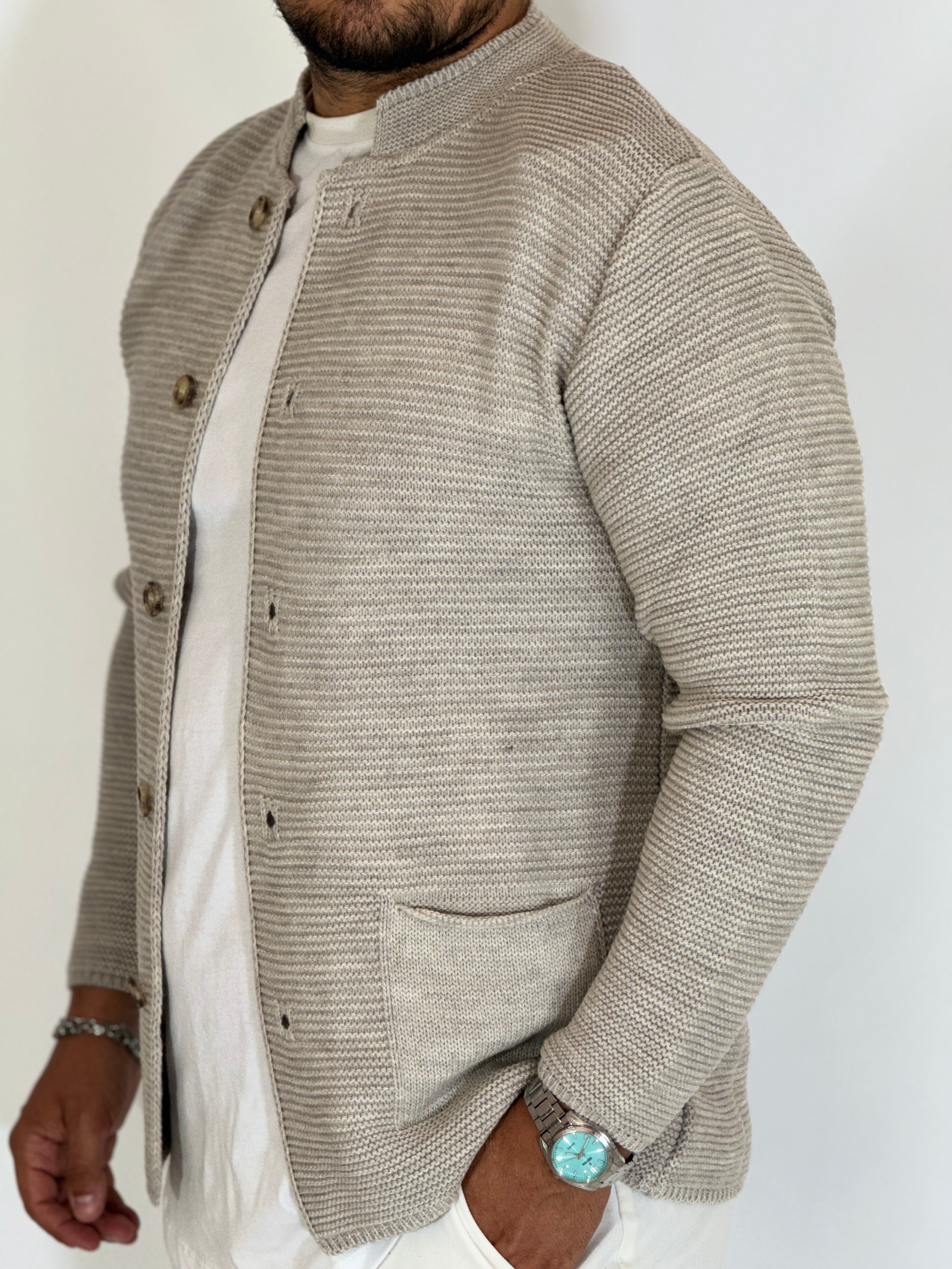 Cardigan coreano beige BK77007