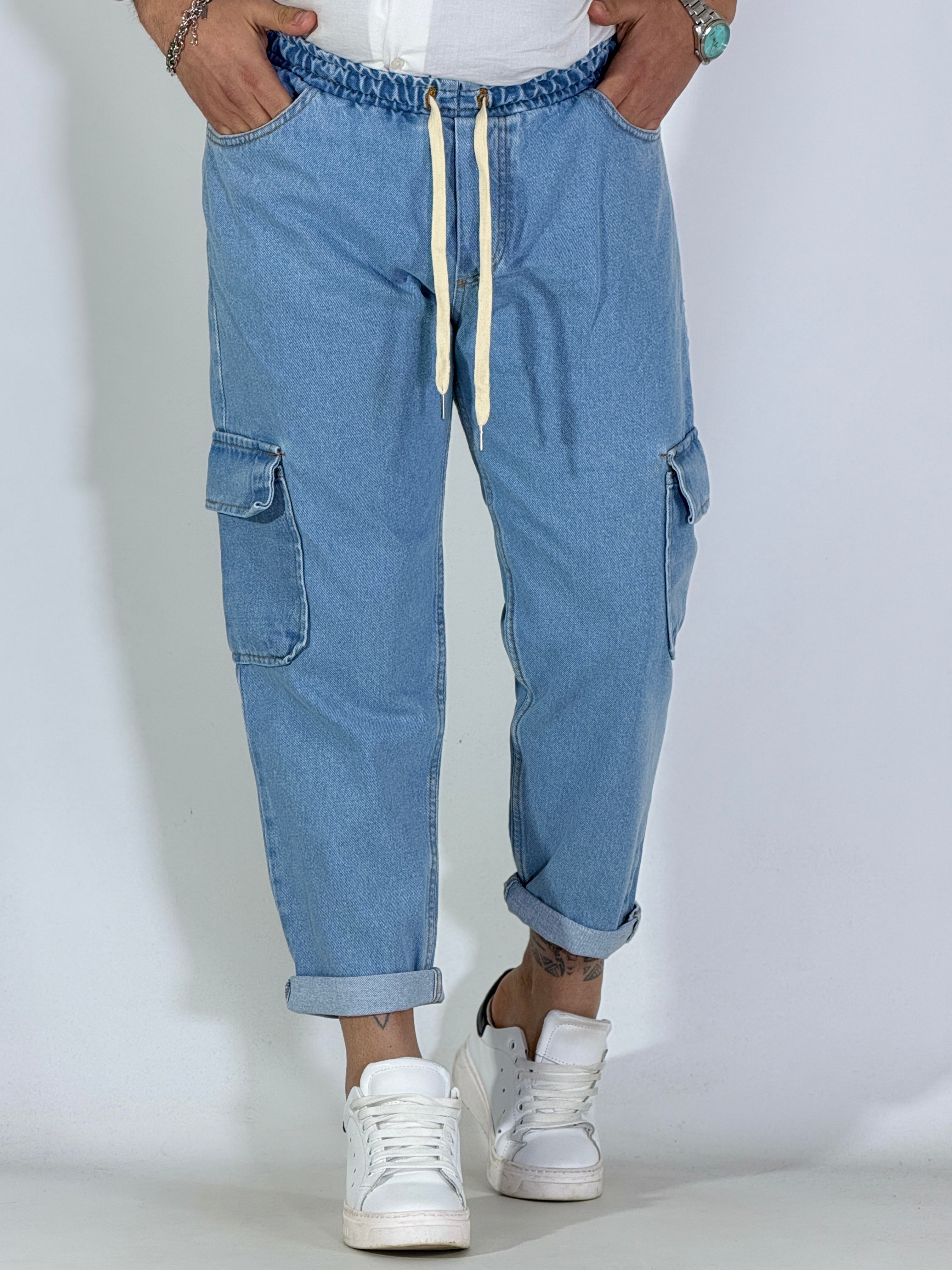 Pantalaccio jeans con tasconi DUBAI BLIZ