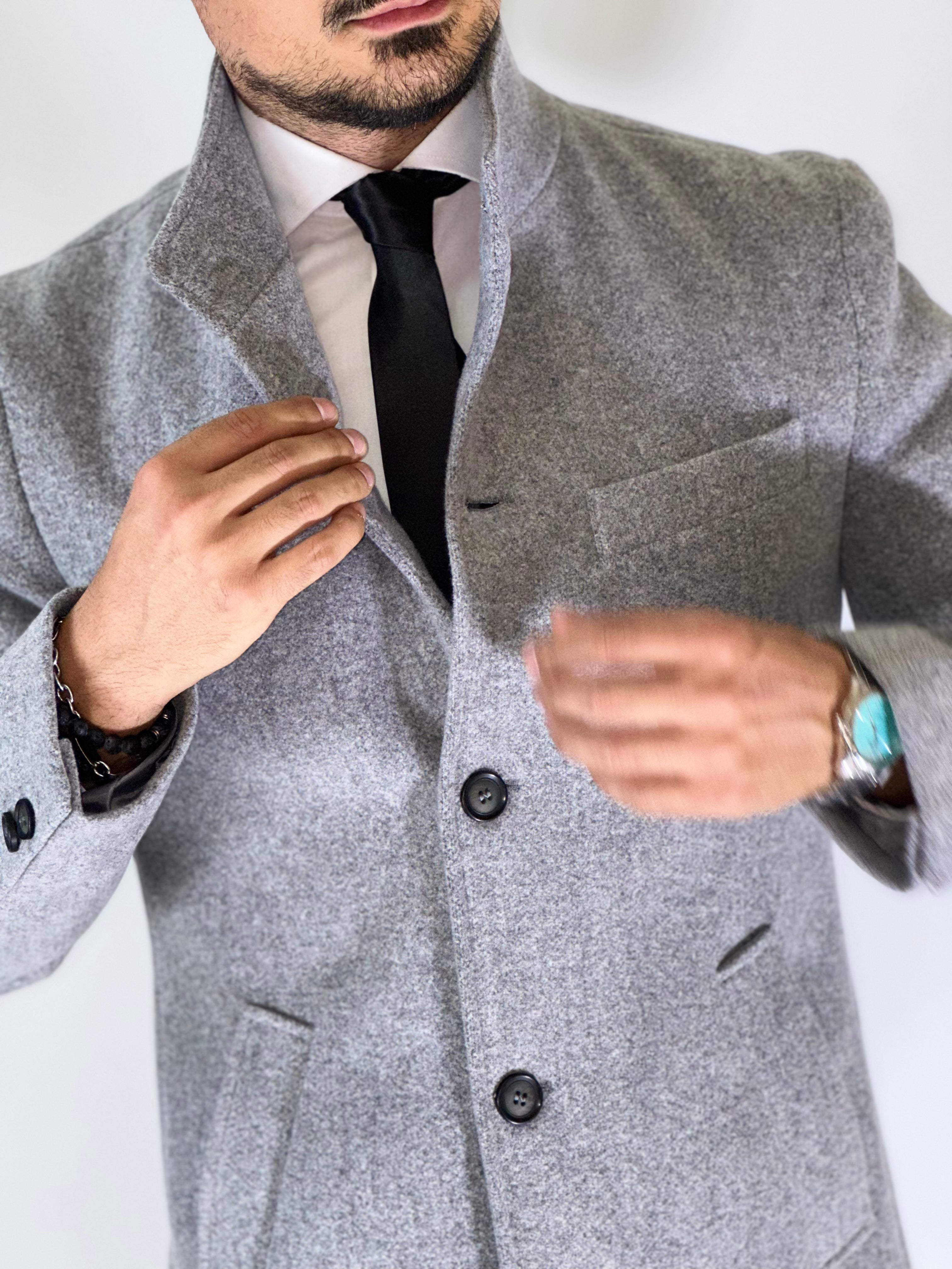Cappotto coreano grigio SEJONG