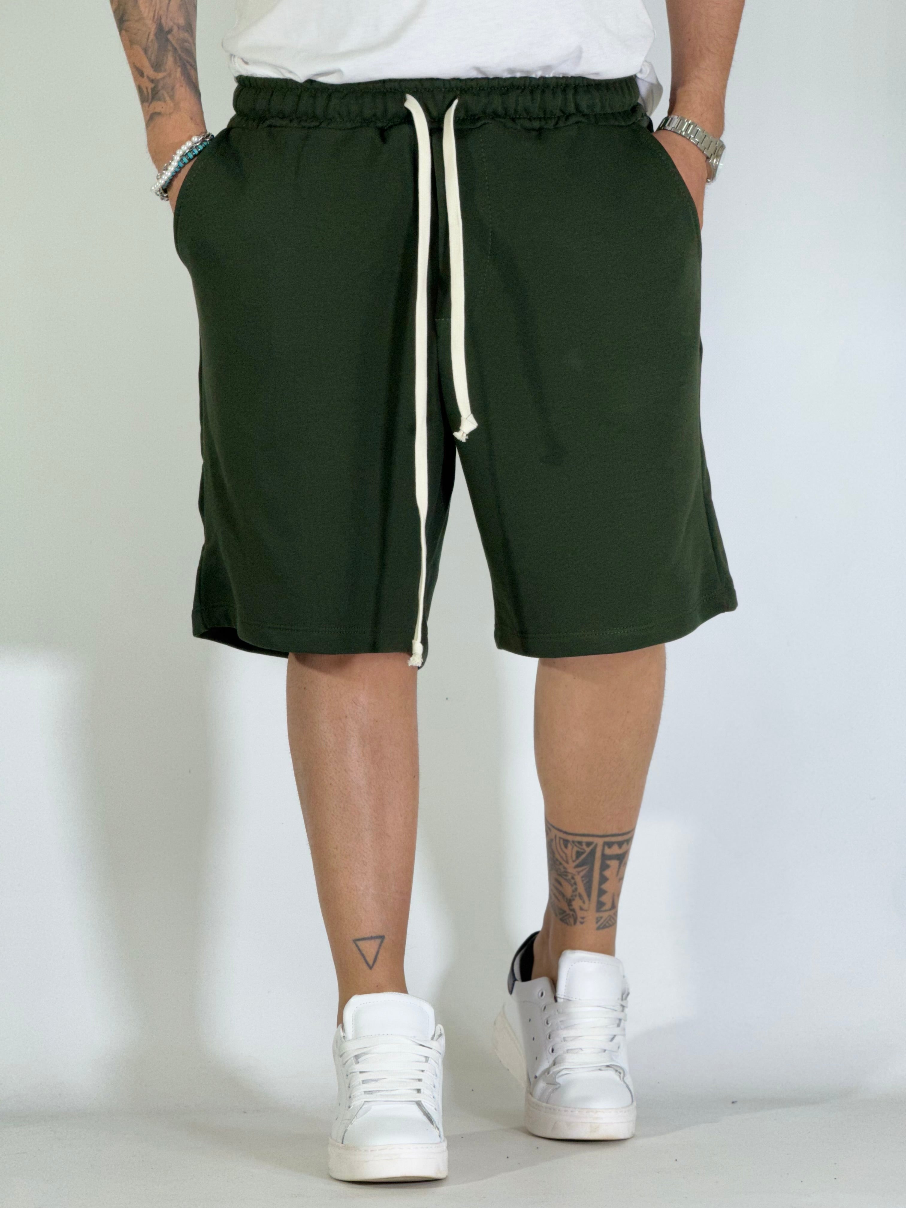 Bermuda tuta over verde YB180