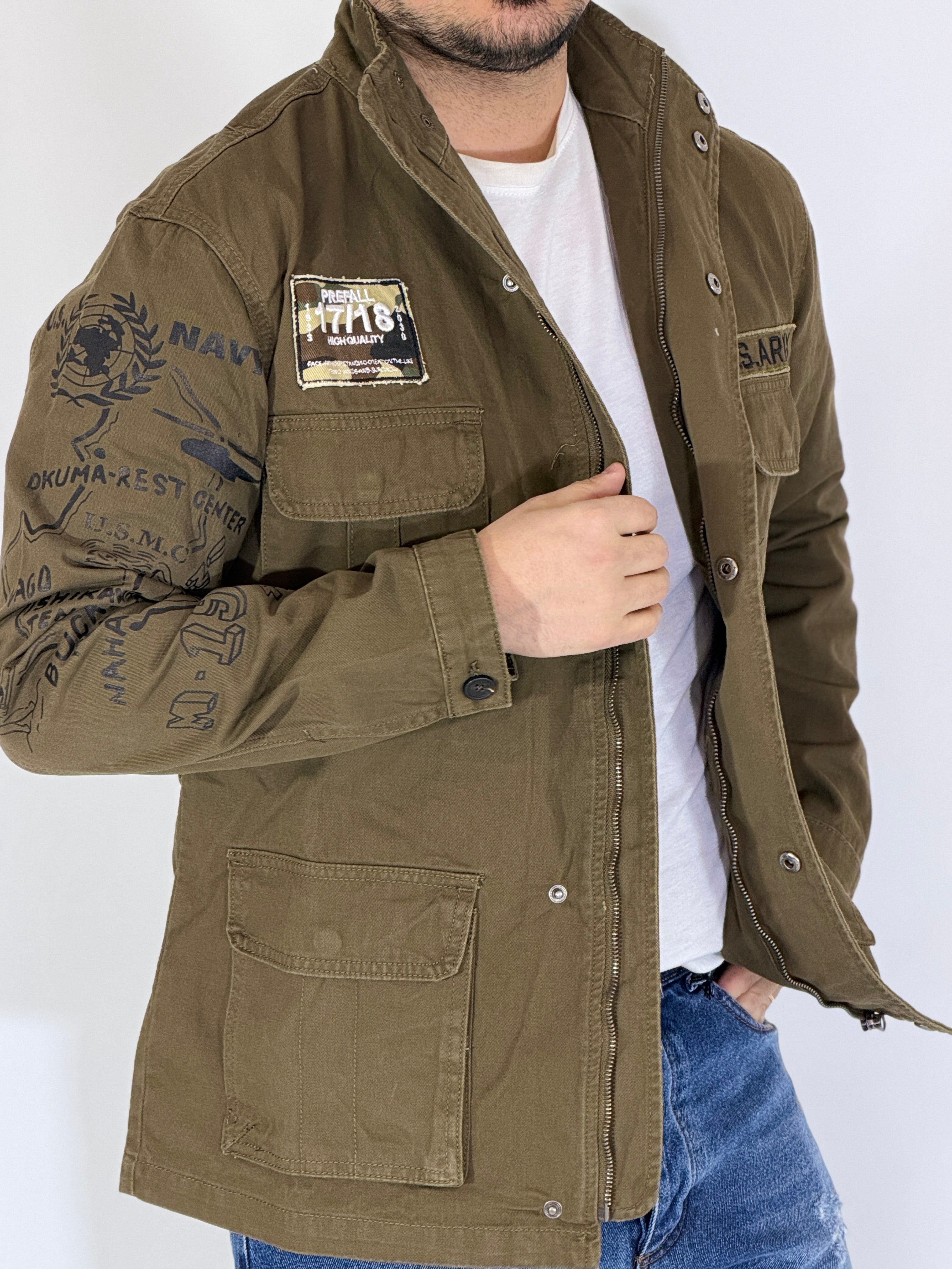 Field jacket verde LANCASTER