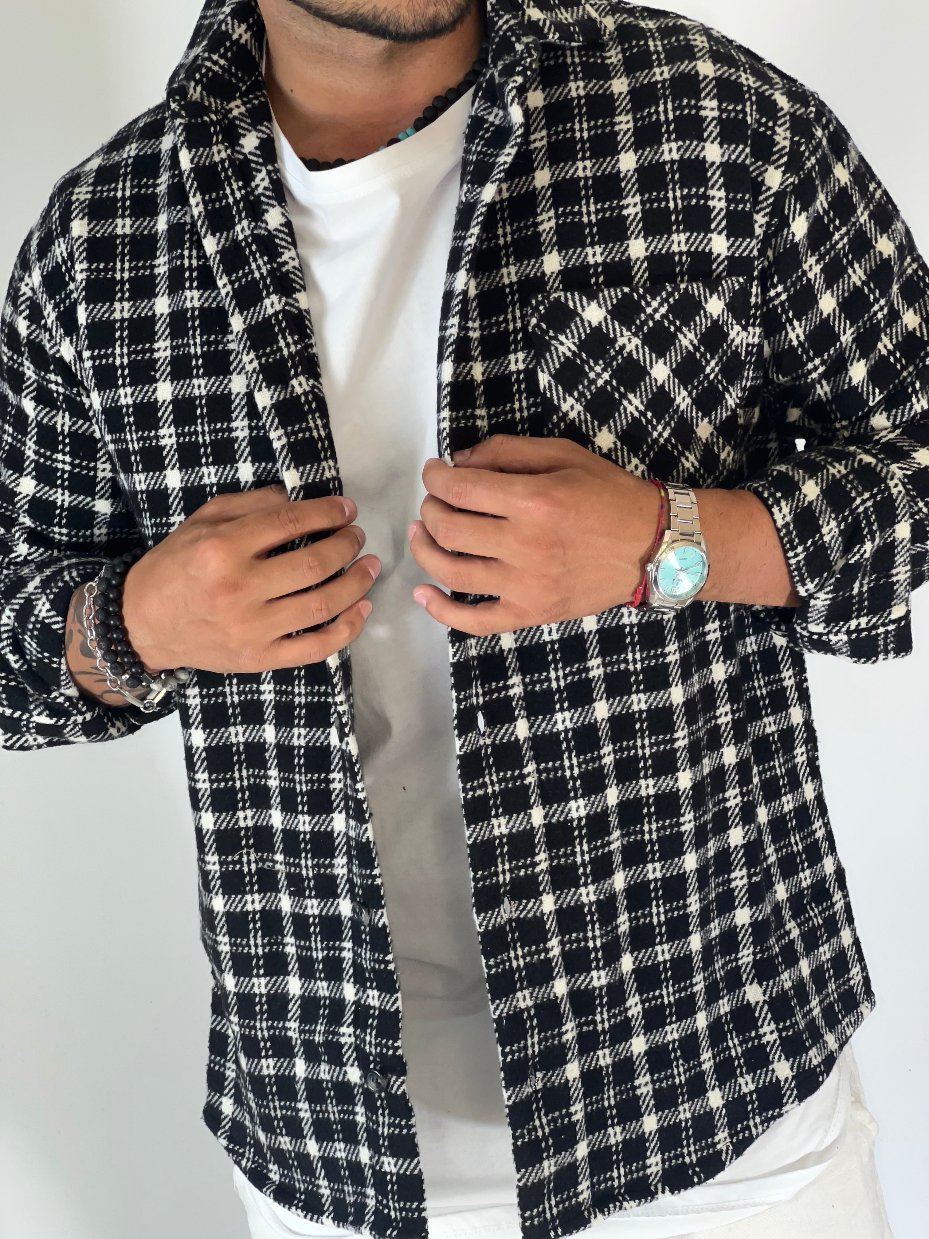 CamIcione quadri nero MIGLIACCIO T01024