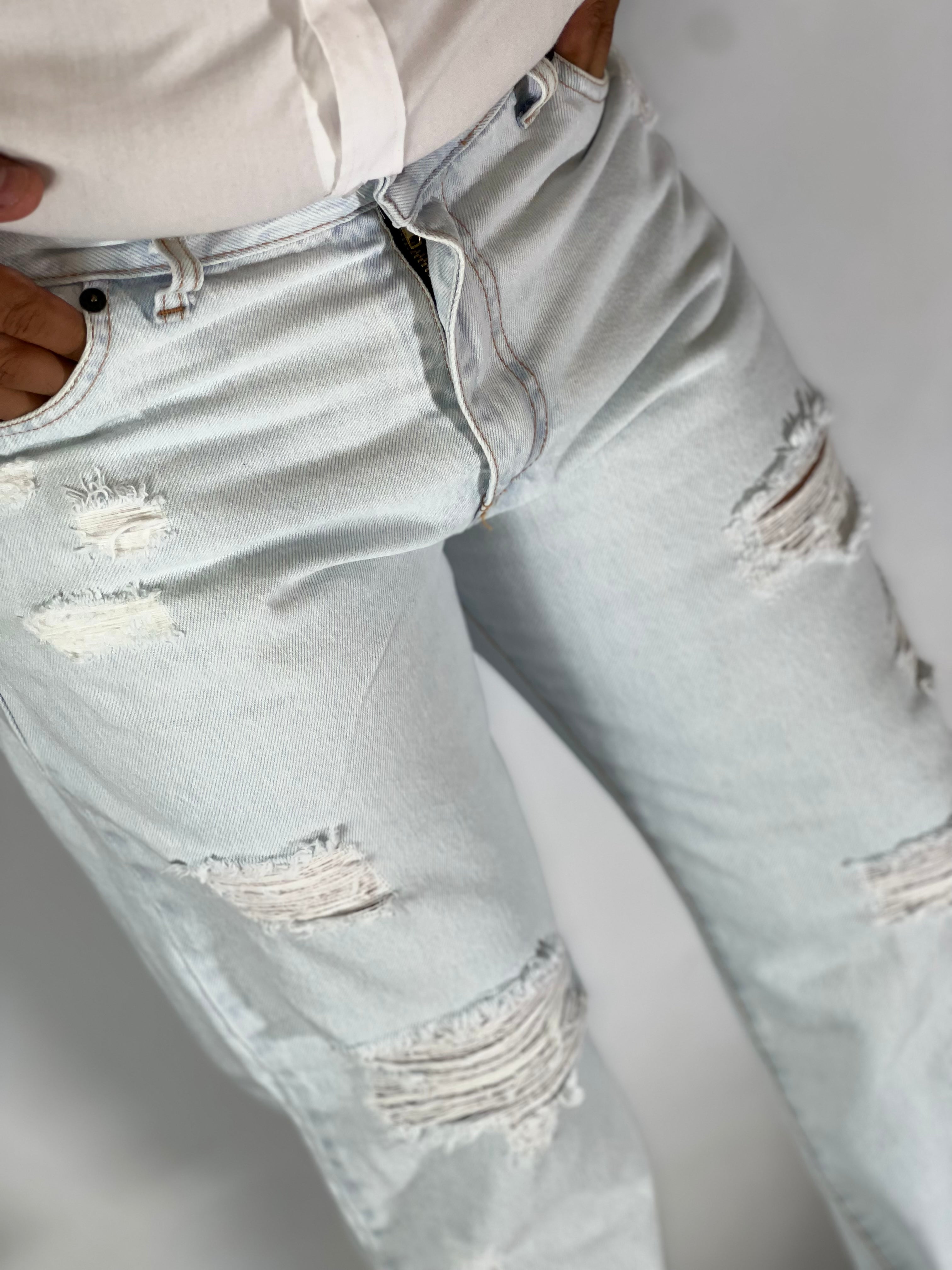 Jeans loose fit marmo 70MR1