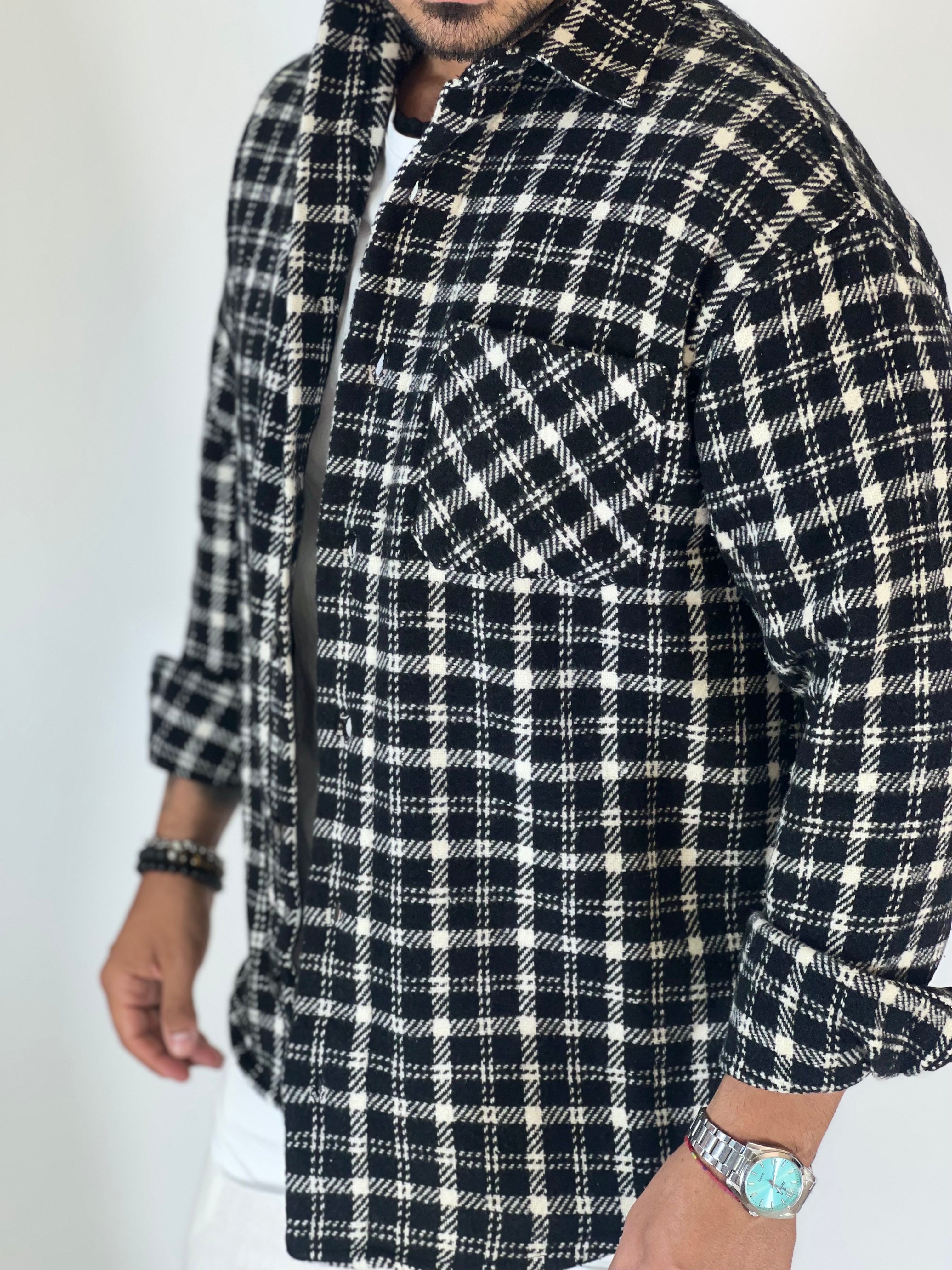 CamIcione quadri nero MIGLIACCIO T01024