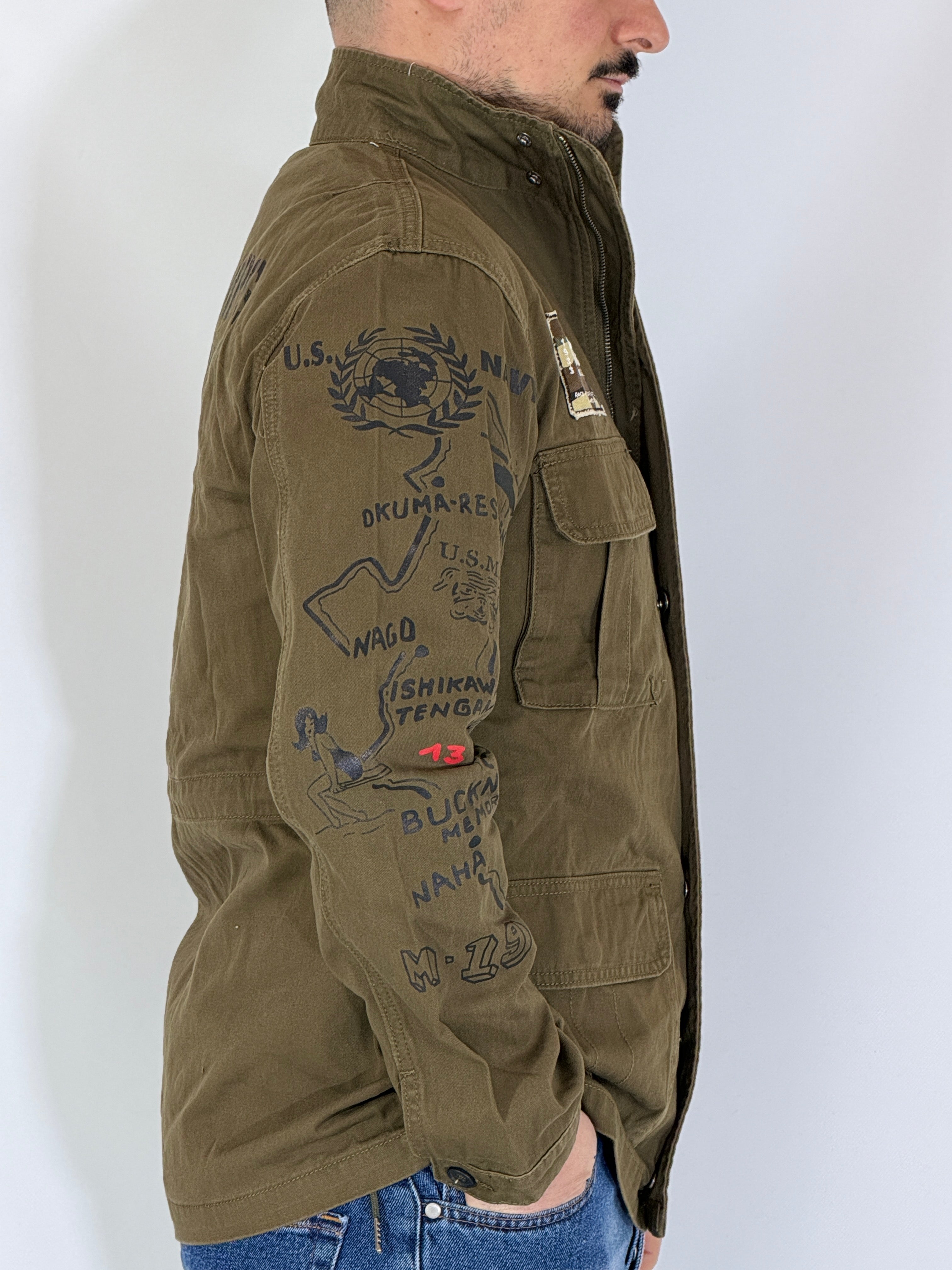 Field jacket verde LANCASTER