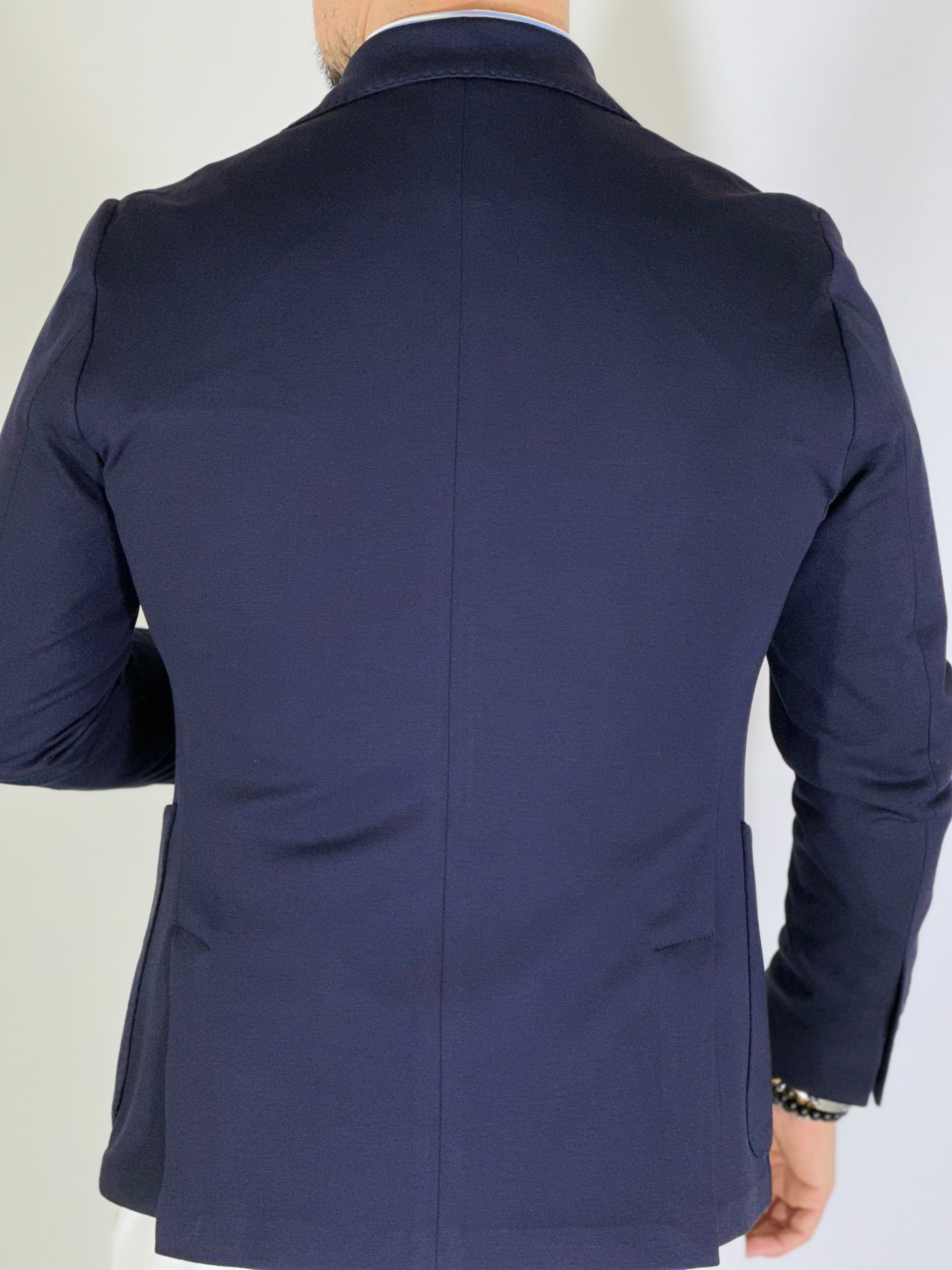 Giacca punto milano blu ART SC0/201