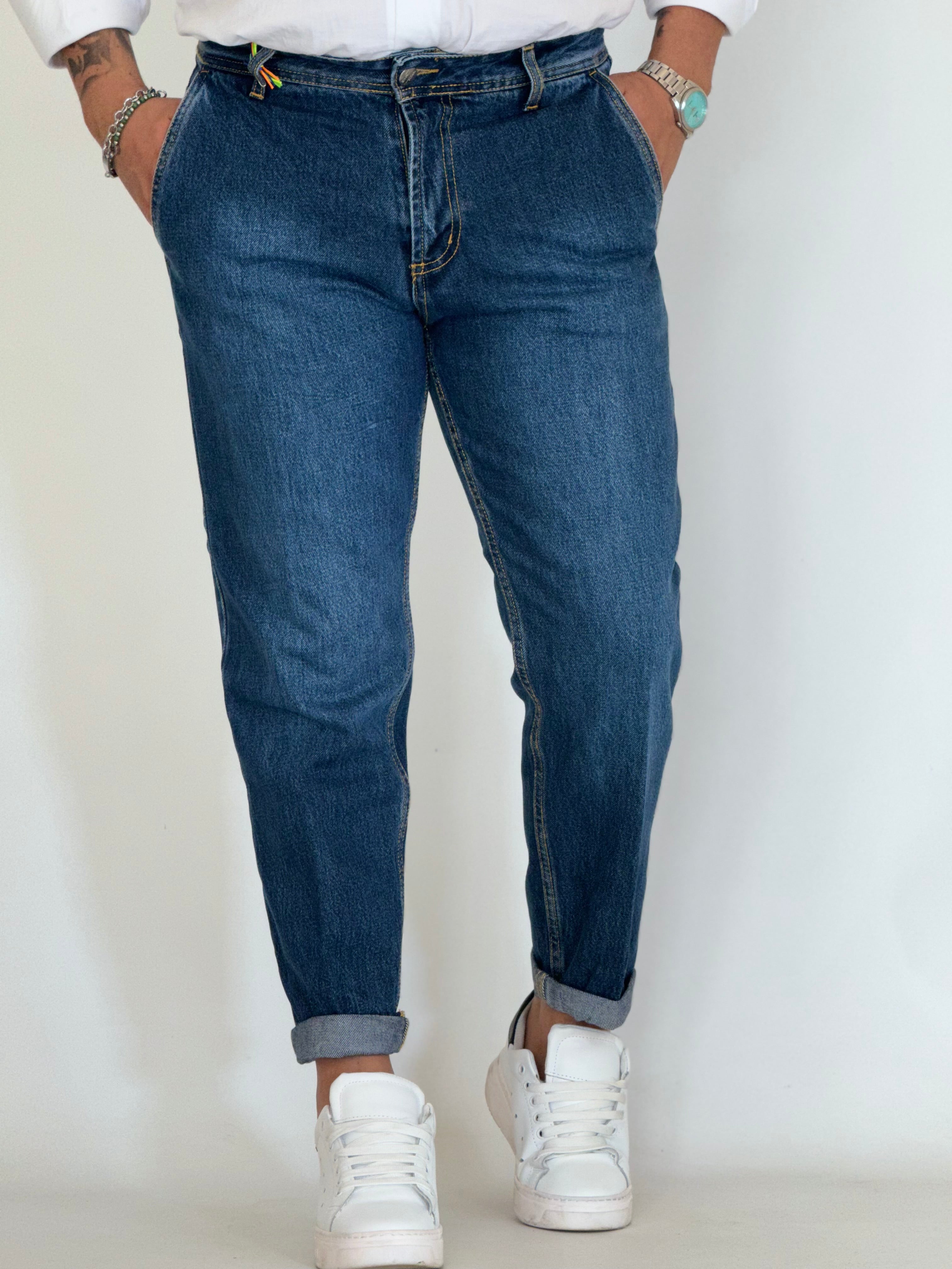 Jeans loose fit scuro 6220