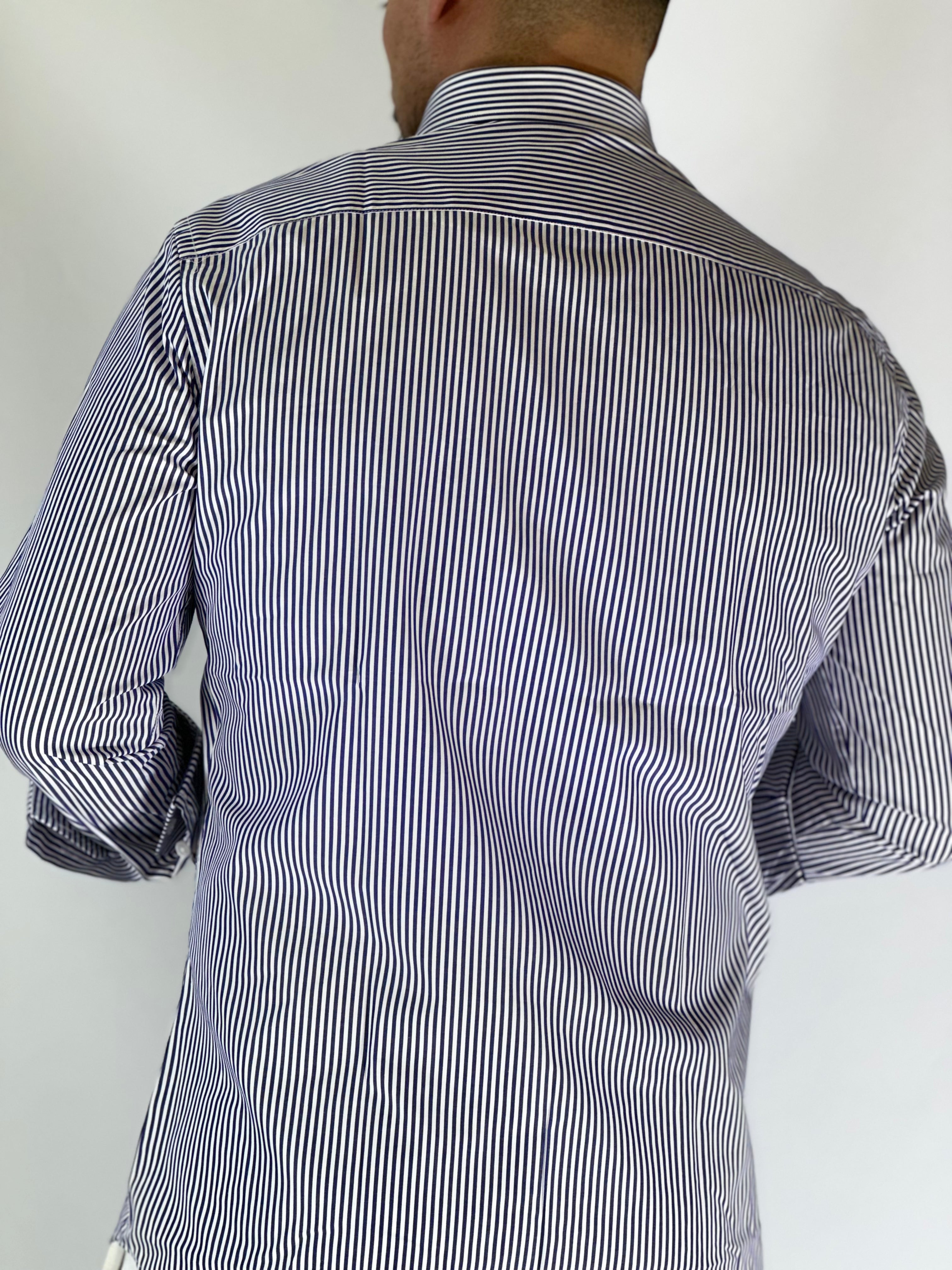 Camicia intermedia blu MIGLIACCIO