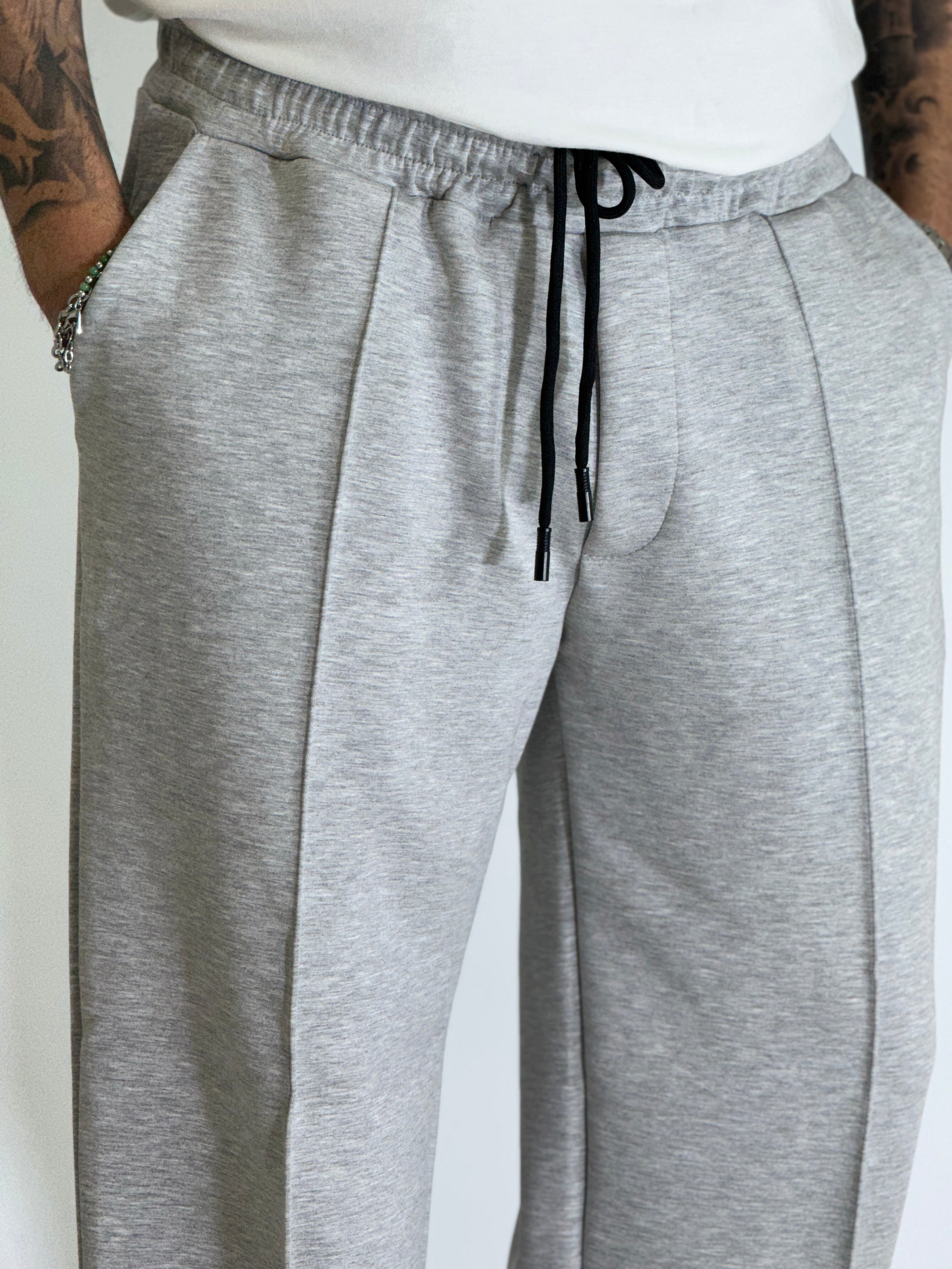 Pantalone tuta palazzo grigio WATFORD