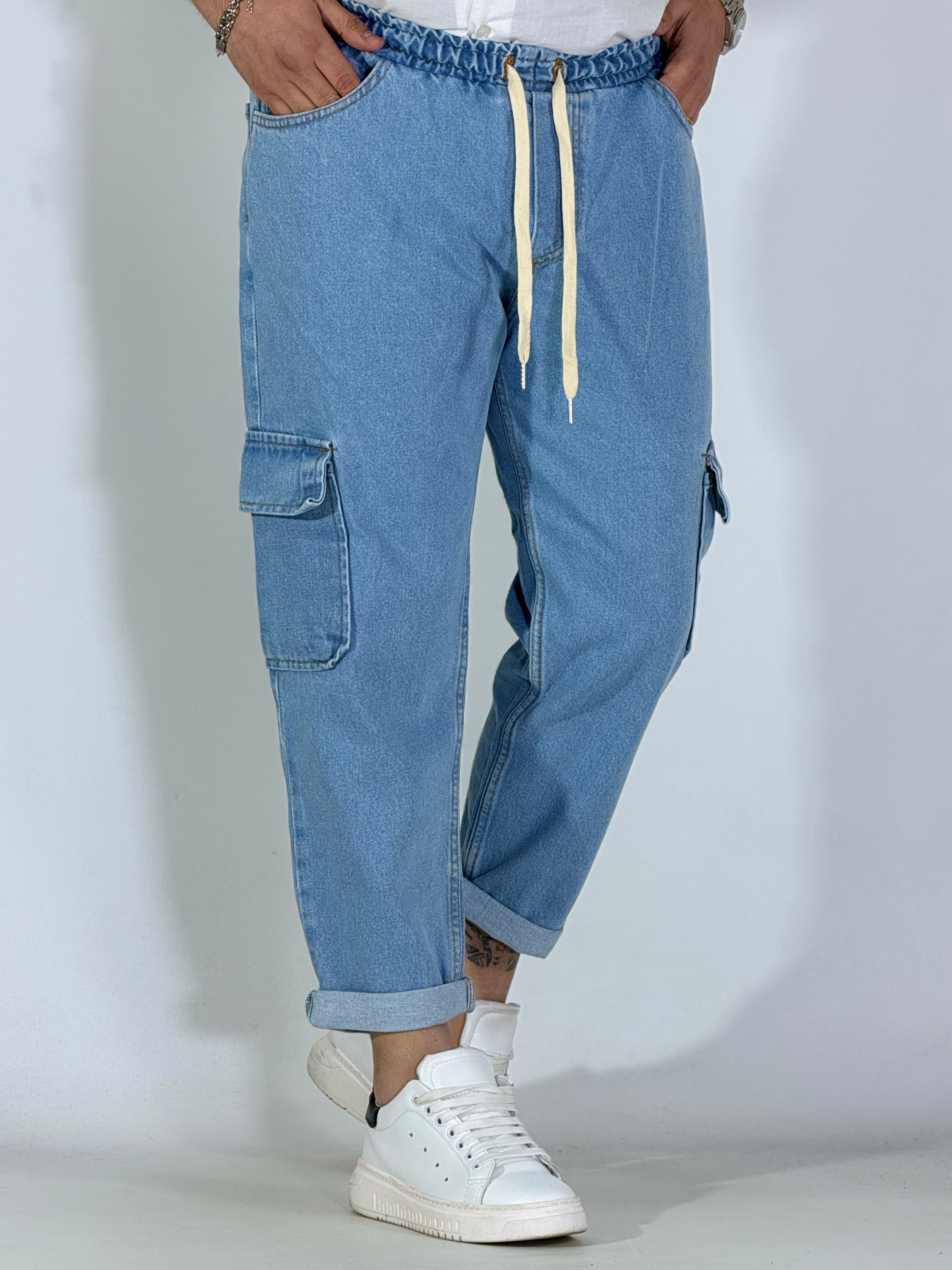 Pantalaccio jeans con tasconi DUBAI BLIZ