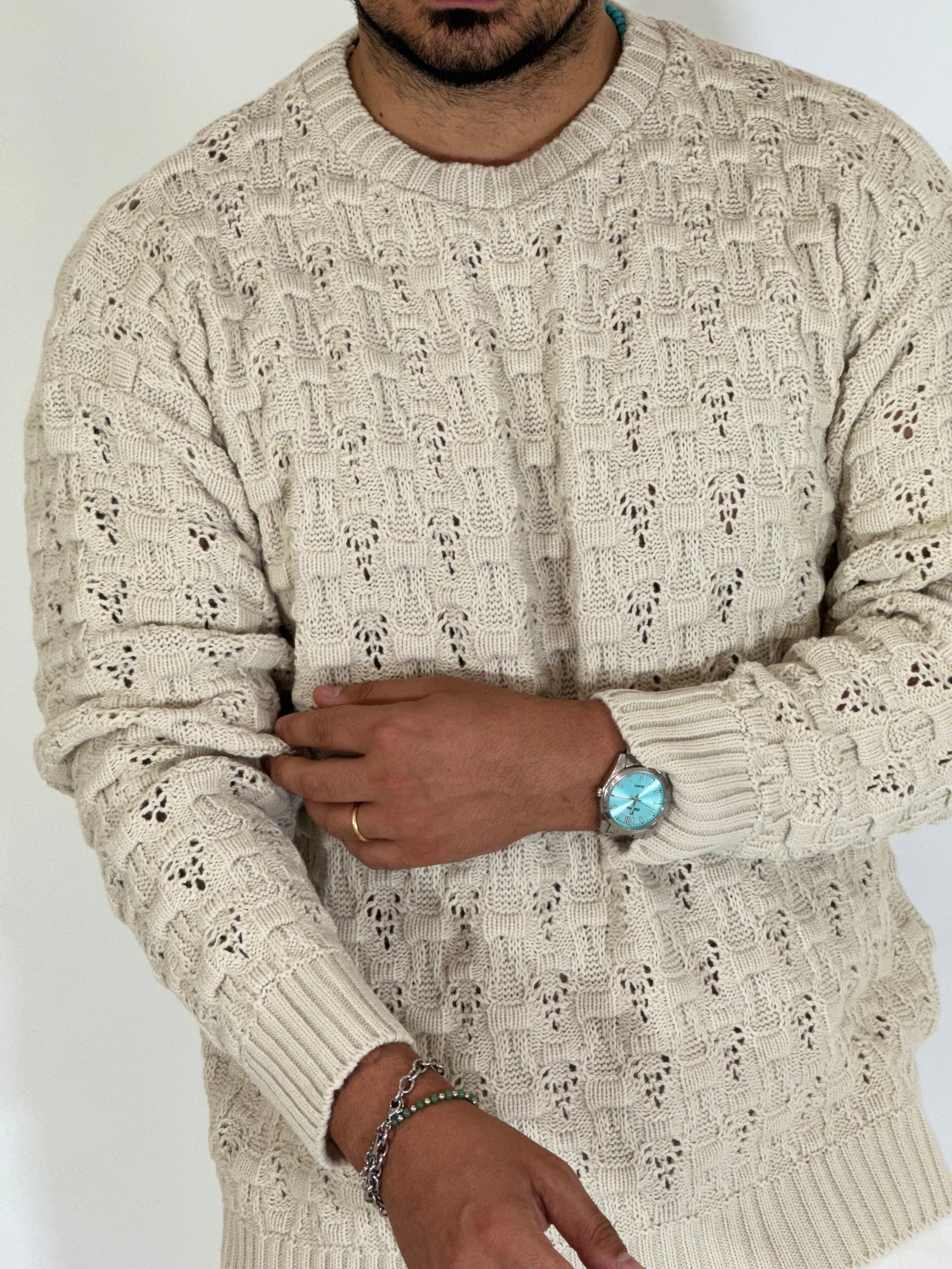 Maglione sabbia AUSTIN