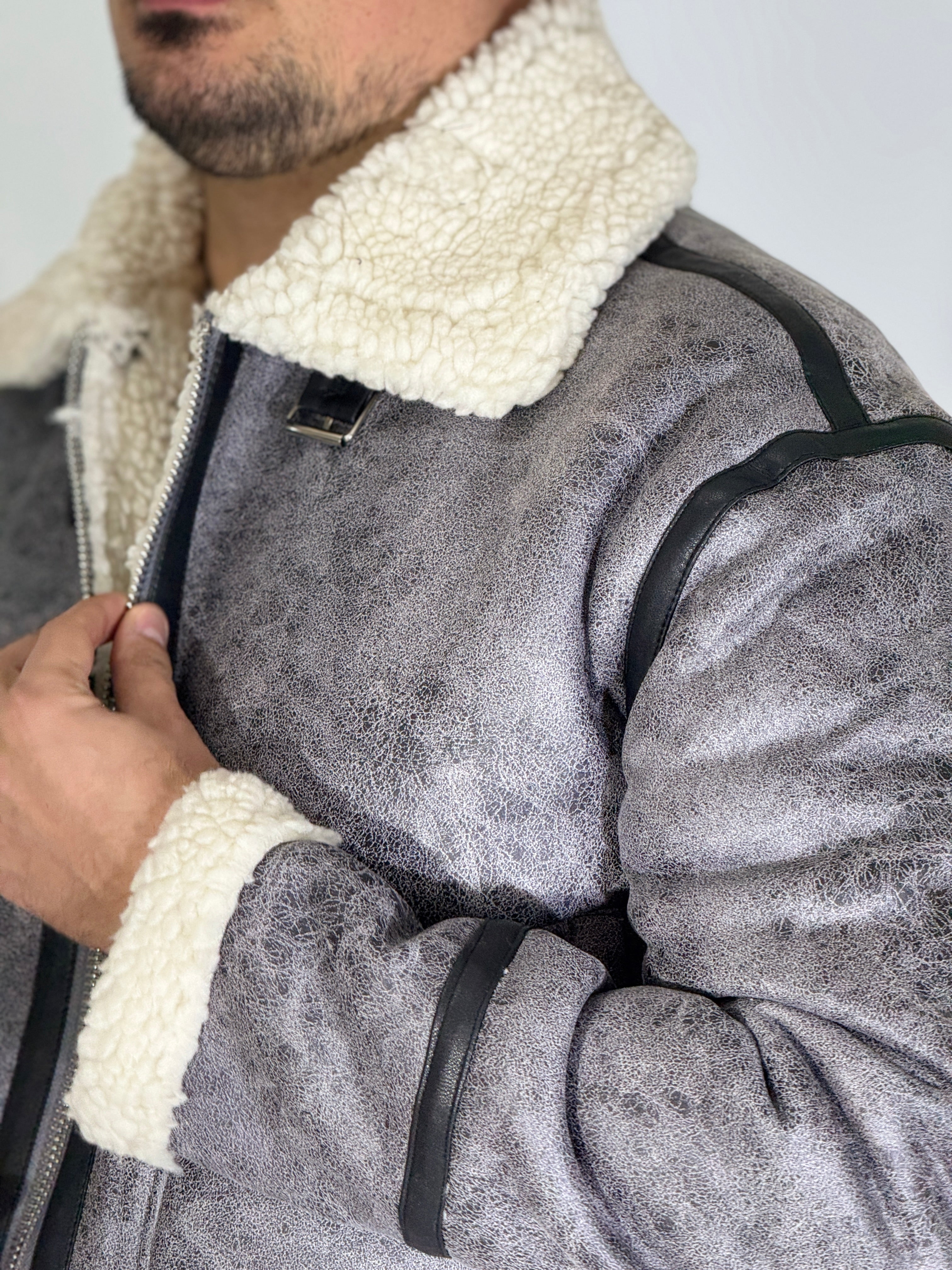 Eco montone grigio ART885259